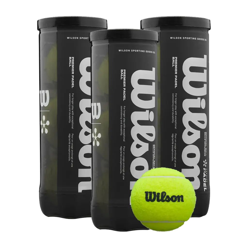 Tube De 3 Balles Wilson Padel X3 – Haute Performance Pour Tournois Et Matchs Pros