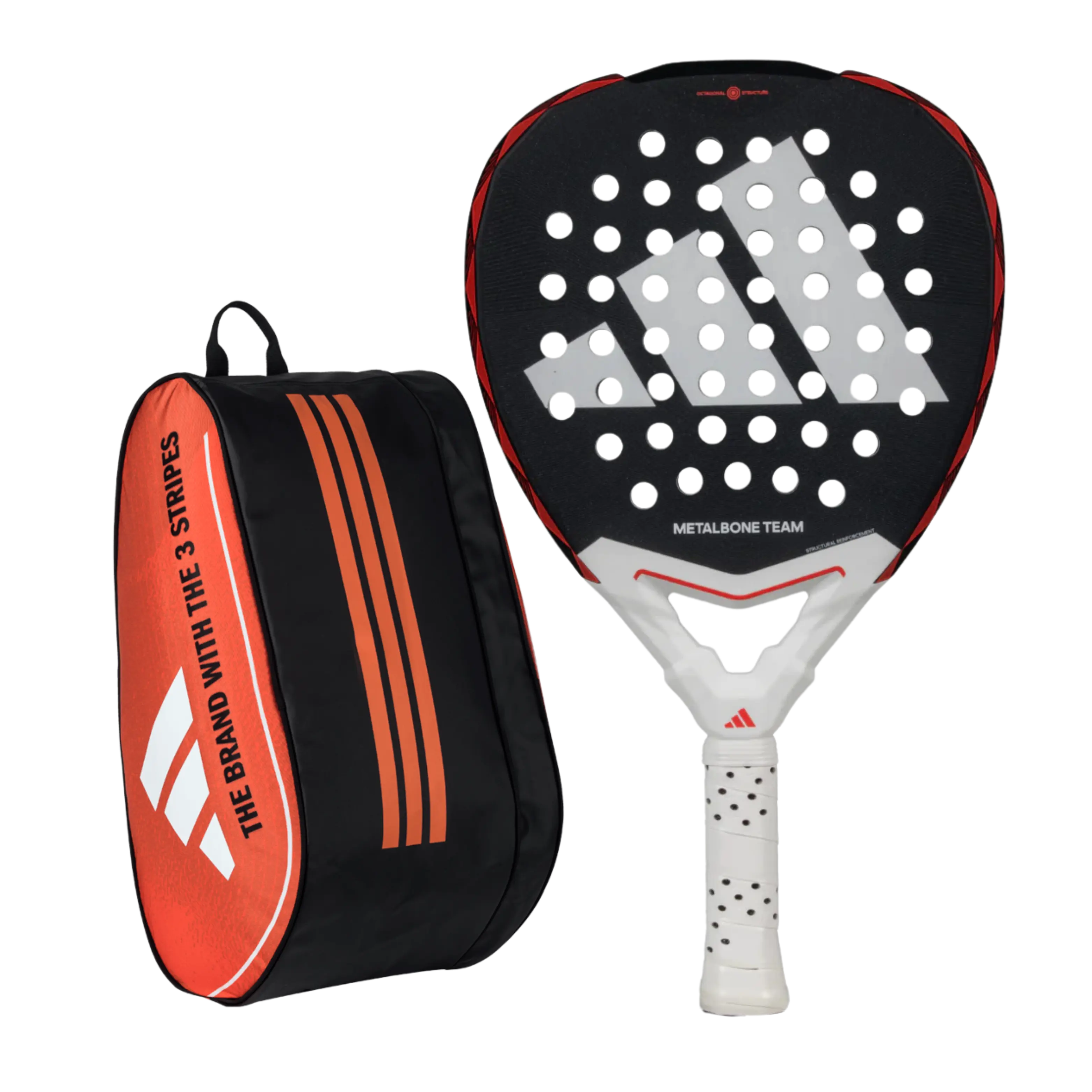 Pack Adidas Raquette Metalbone Team + Sac de padel Control Orange