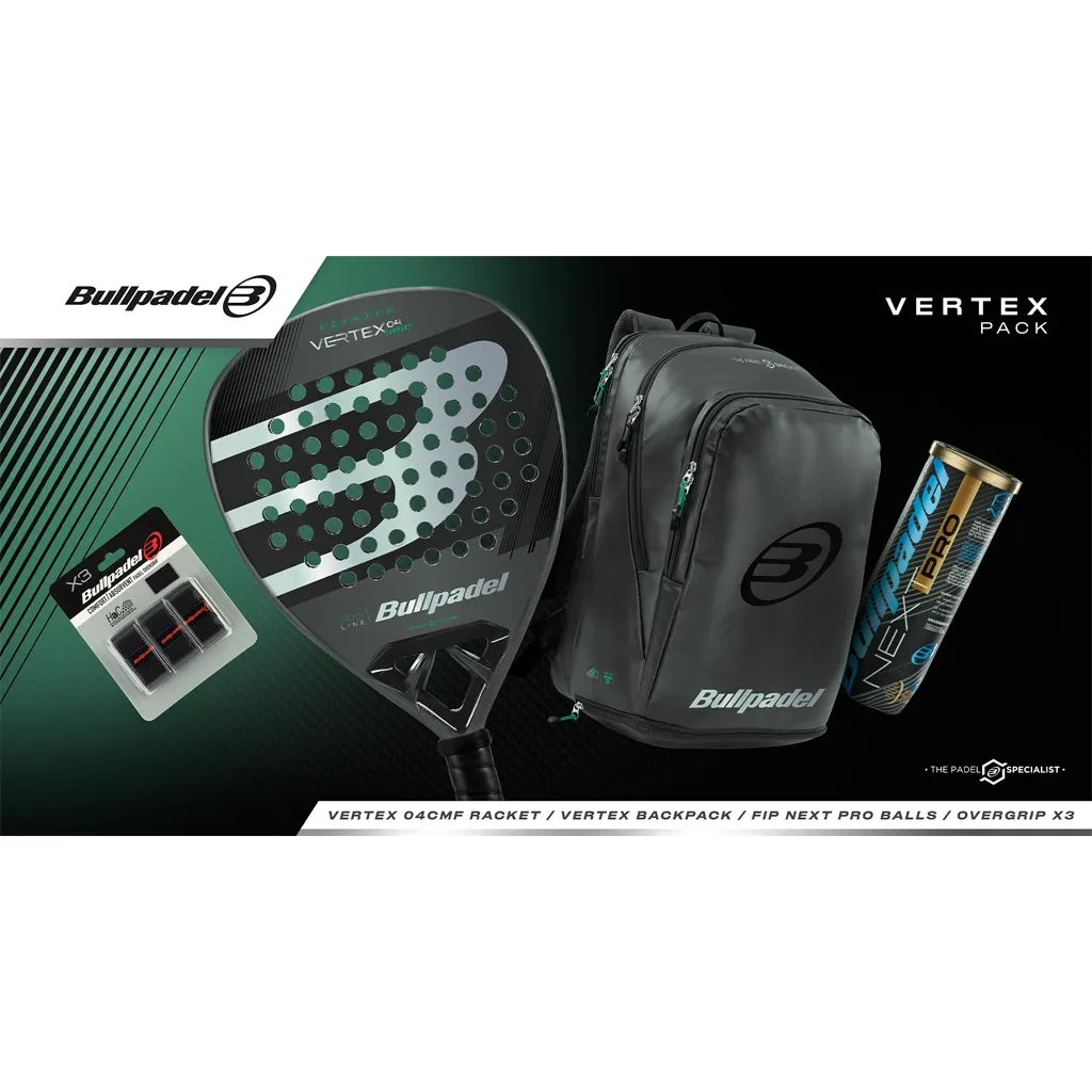 Pack Bullpadel Raquette Vertex 04 Comfort 2025 Édition Limitée
