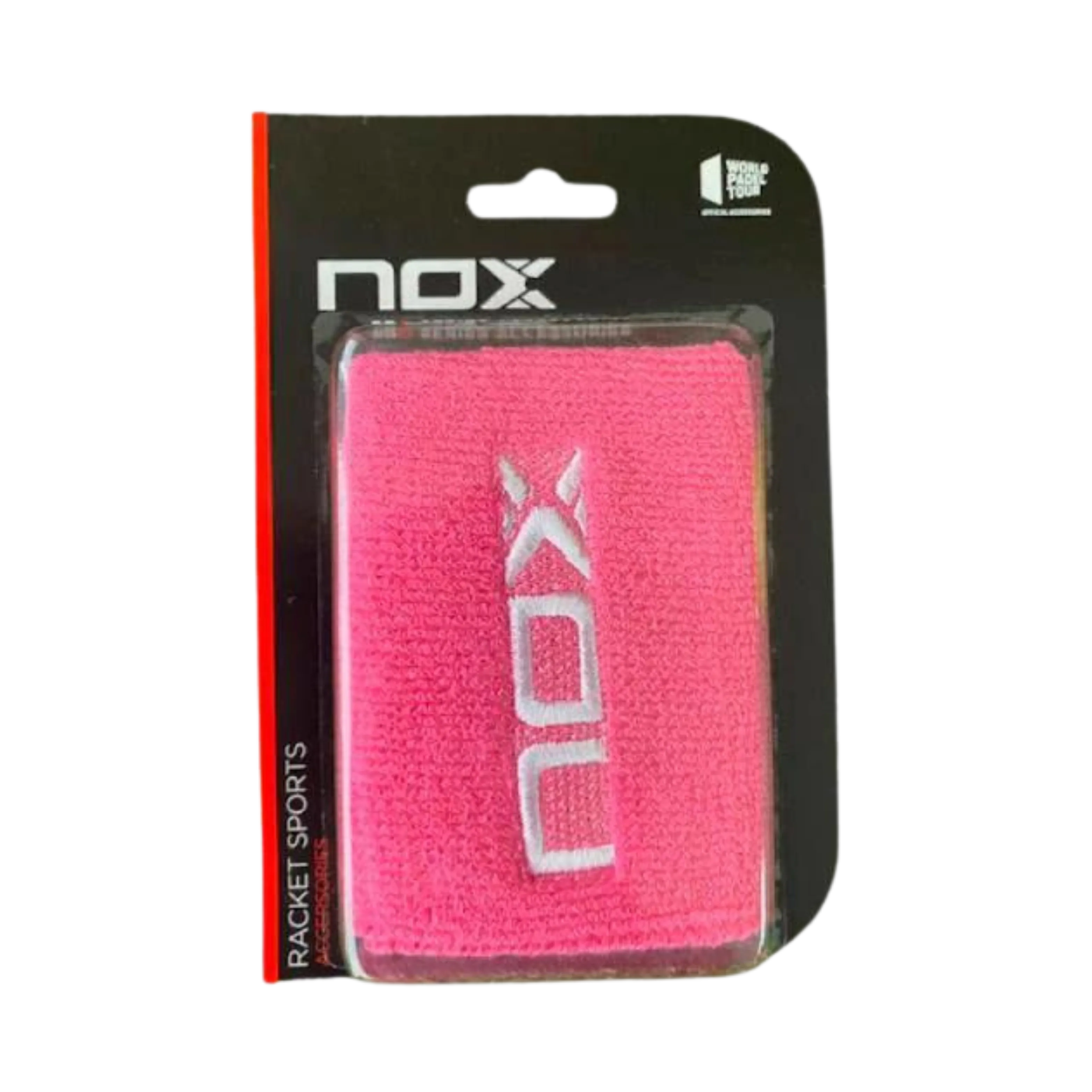 Poignets Eponge Nox Rose/Blanc