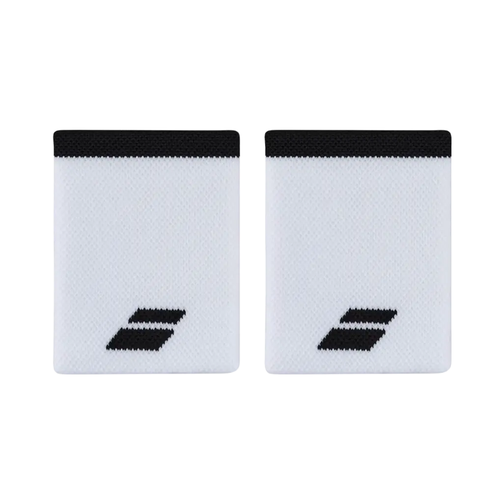 Poignets éponges Babolat Logo Jumbo Blanc / Noir