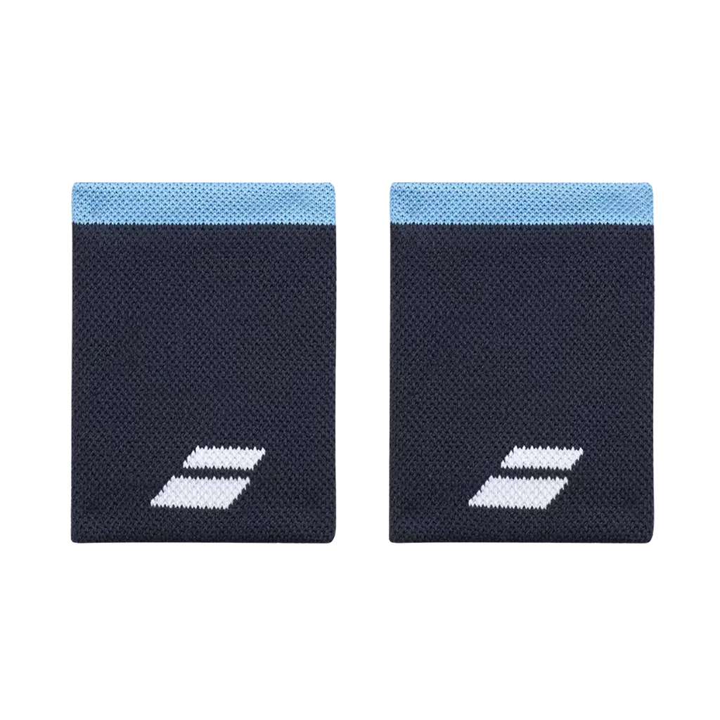 Poignets éponges Babolat Logo Jumbo Bleu