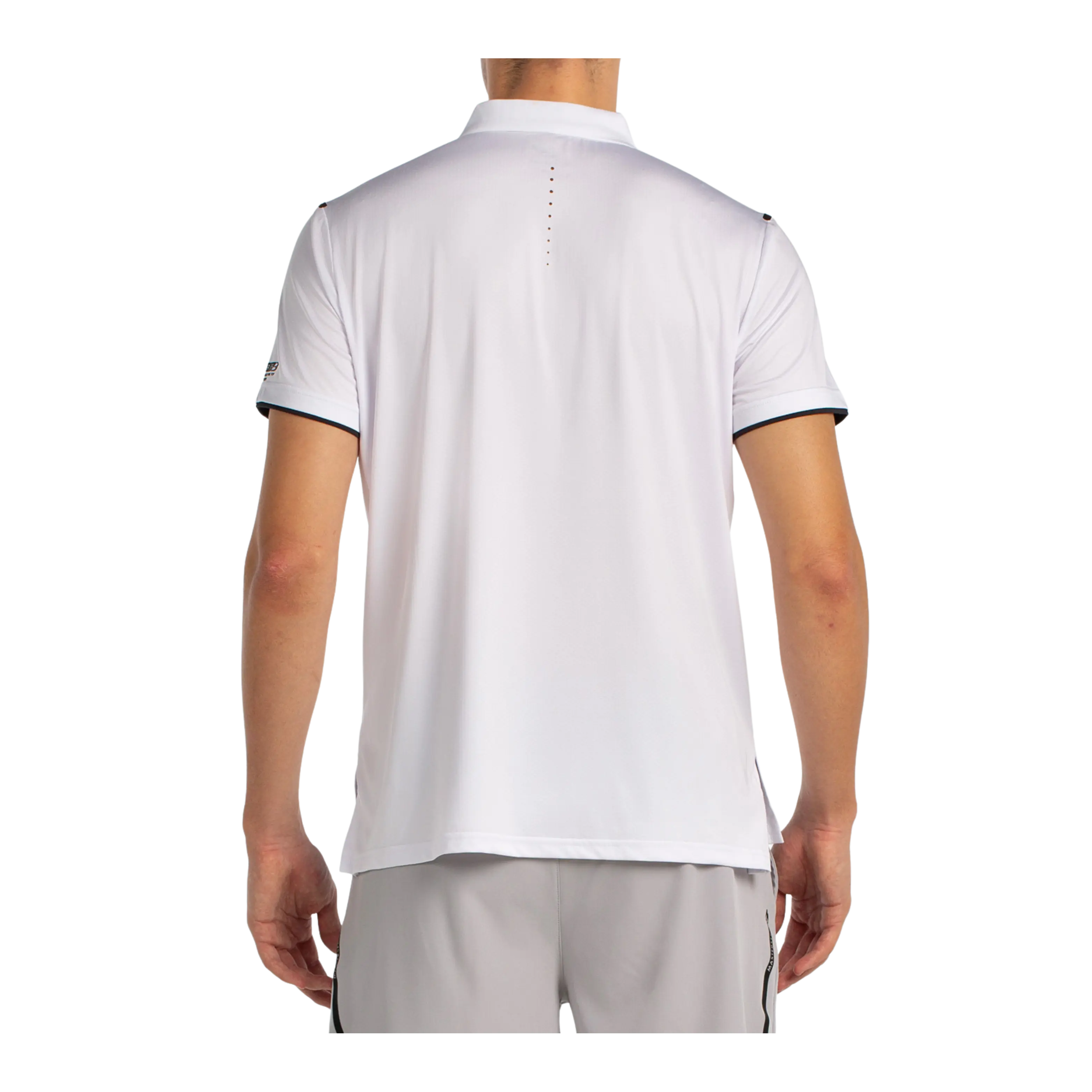 Polo de padel Bullpadel Menkar Blanc