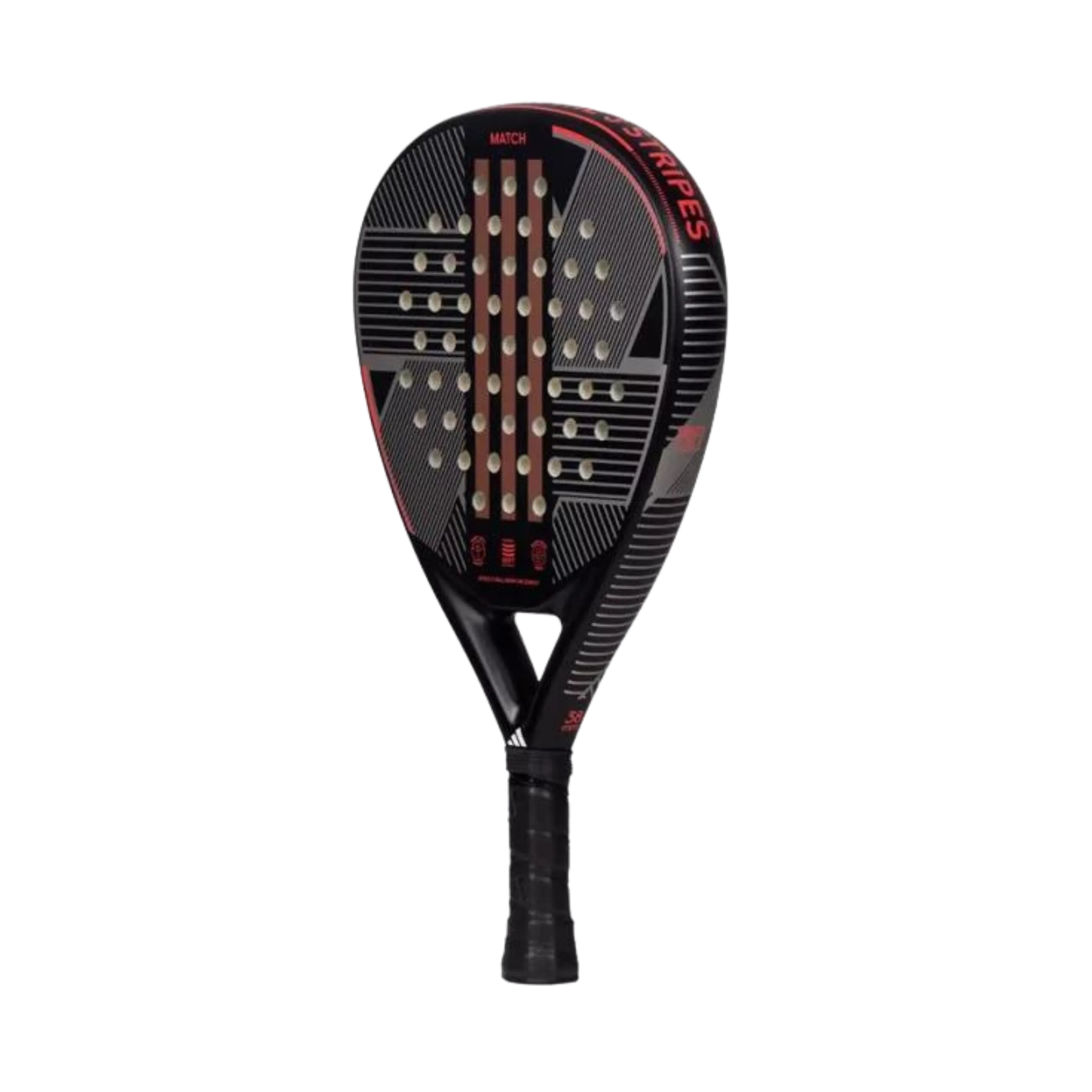Adidas - Raquette de padel Match 3.3 Noir/Rouge 2024