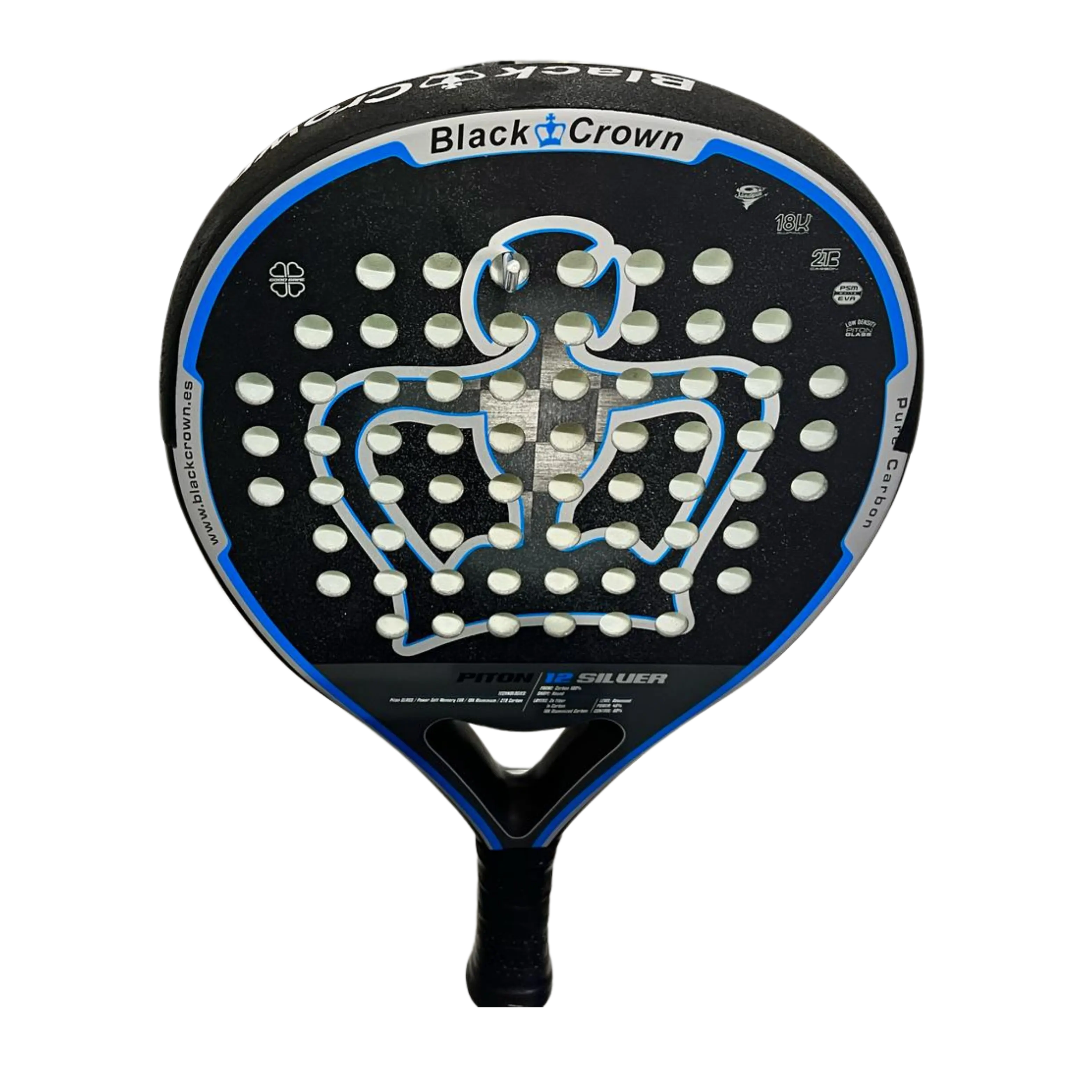Raquette de padel Black Crown Piton 12 Silver Occasion