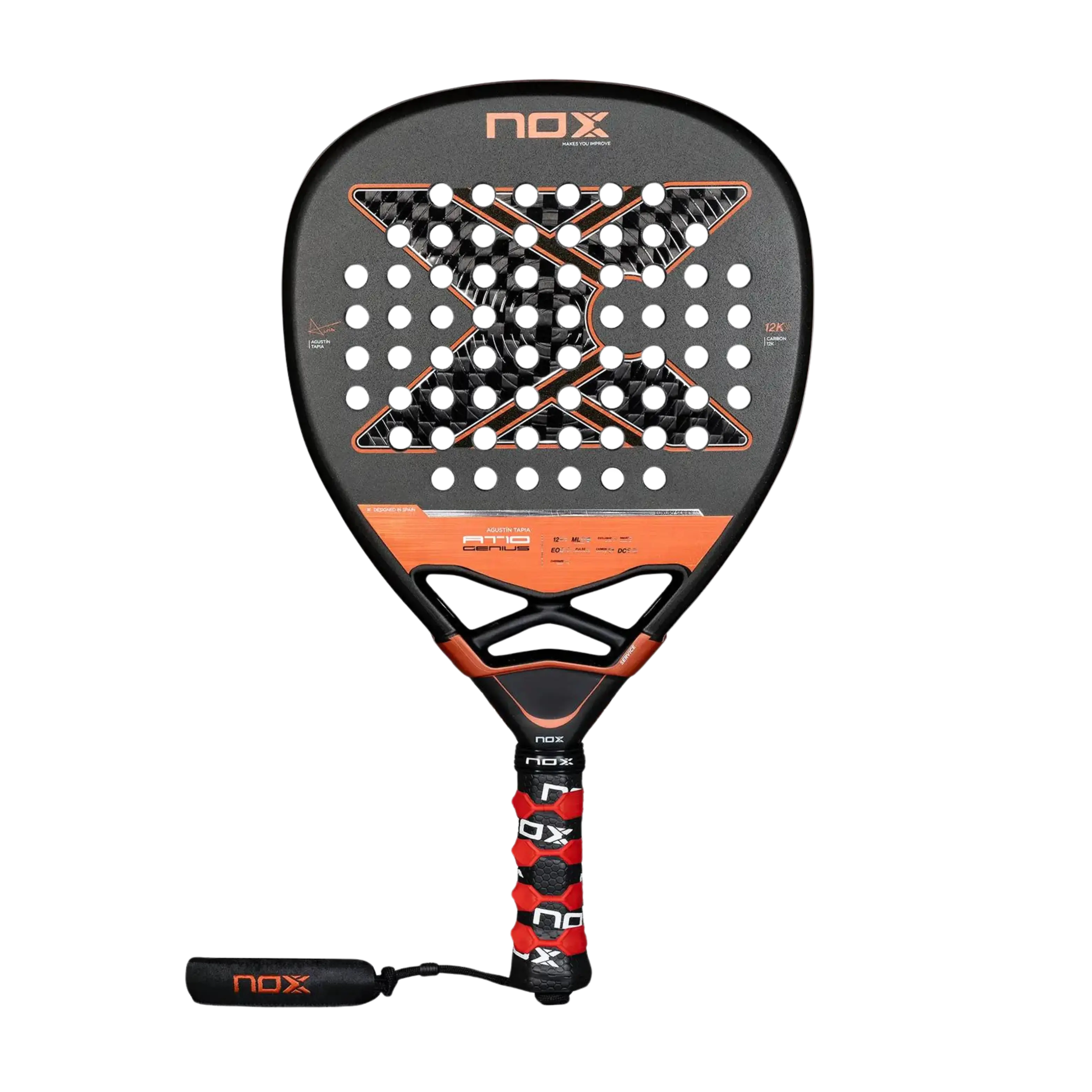Raquette de padel Nox AT10 Genius Attack 12K By Agustin Tapia 2025