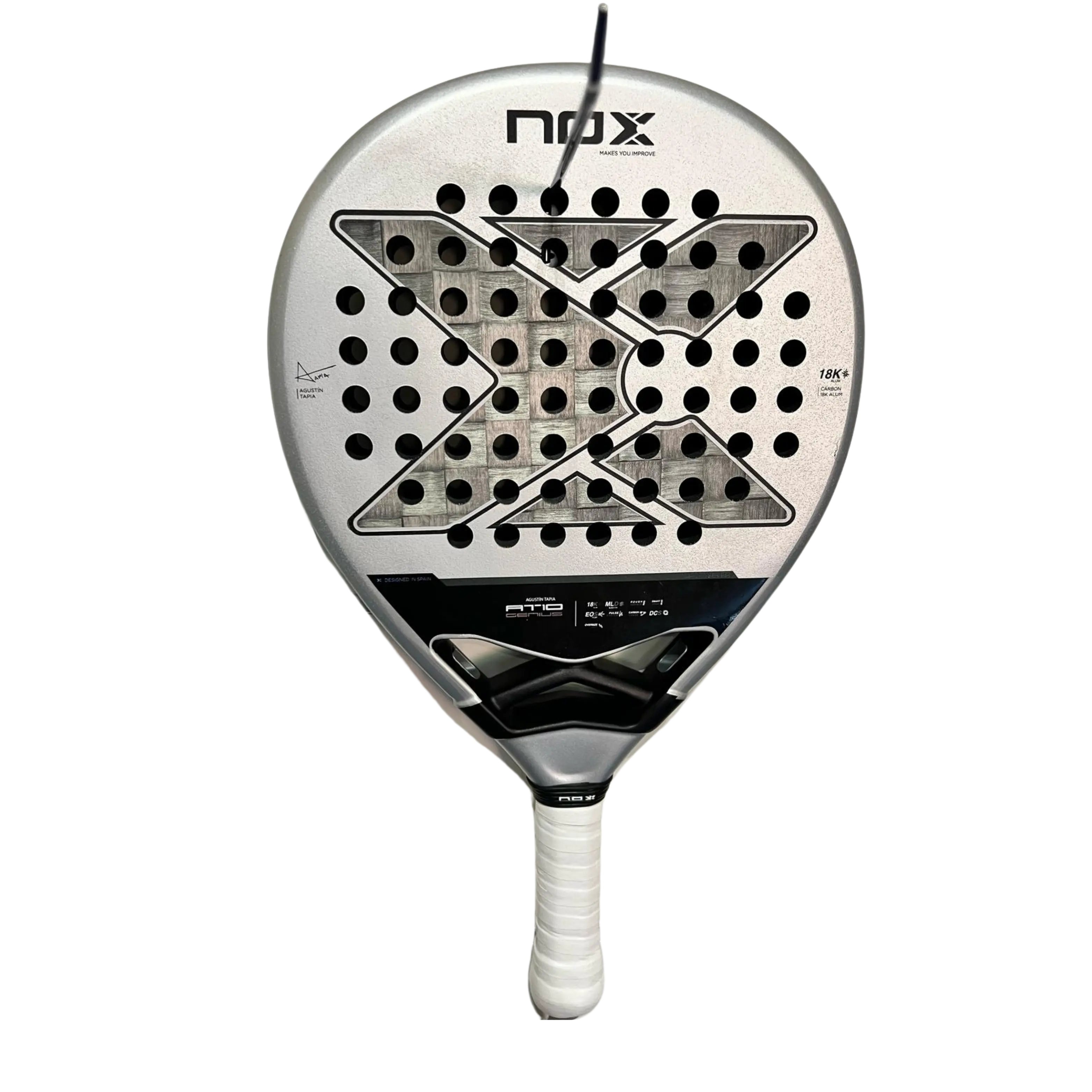 Raquette de padel Nox AT10 Genius 18K By Agustin Tapia 2024 Occasion