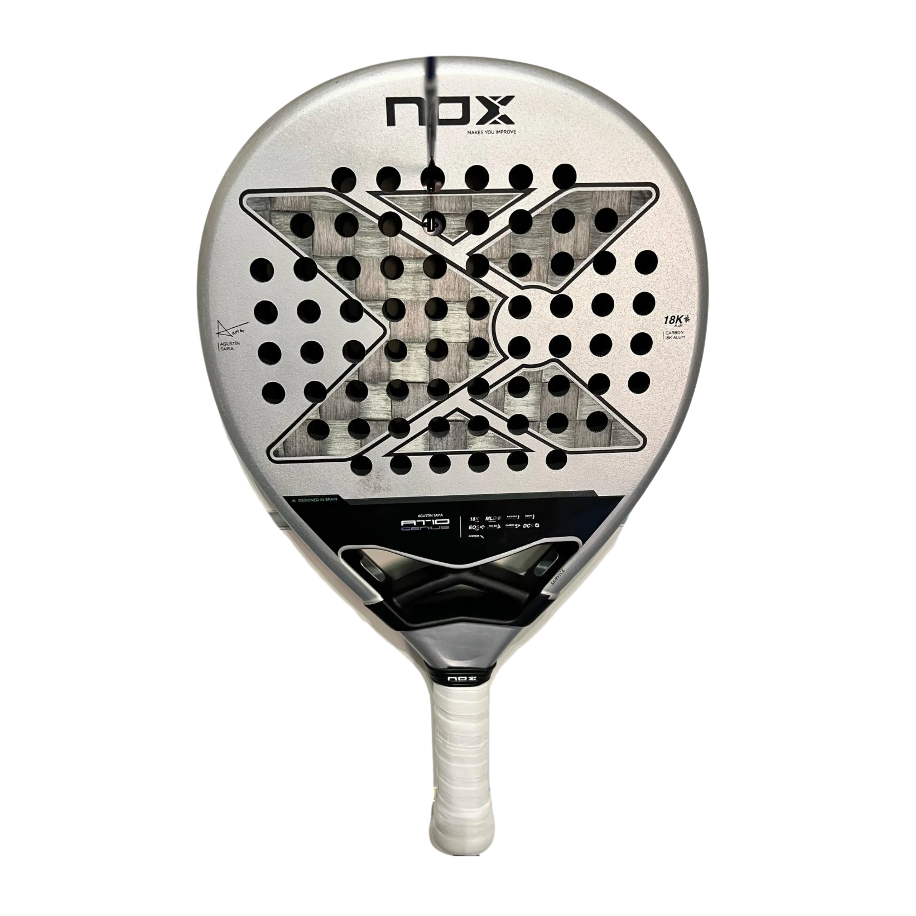 Raquette de padel Nox AT10 Genius 18K By Agustin Tapia 2024 Occasion