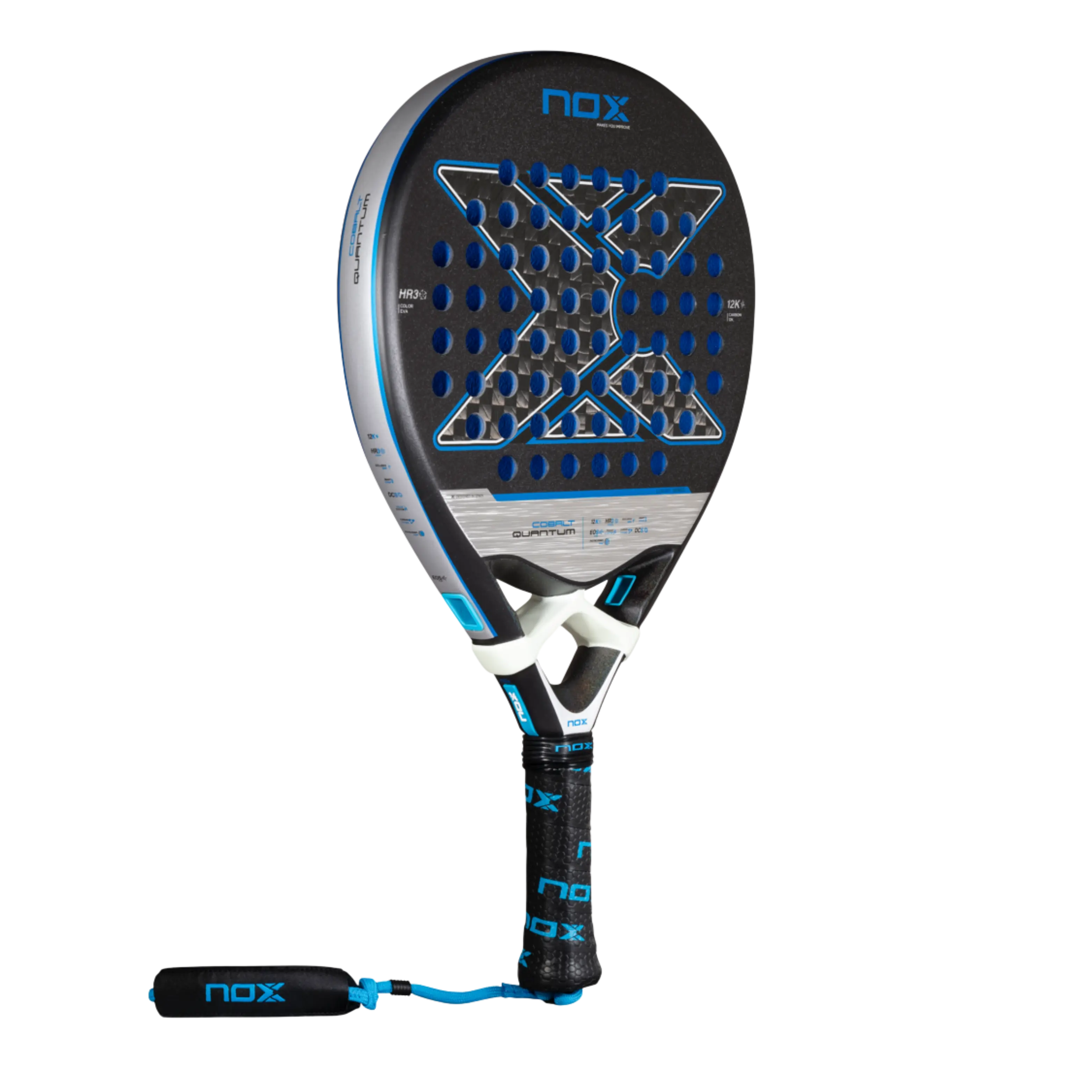 Raquette de padel Nox Quantum 12K Cobalt 2025