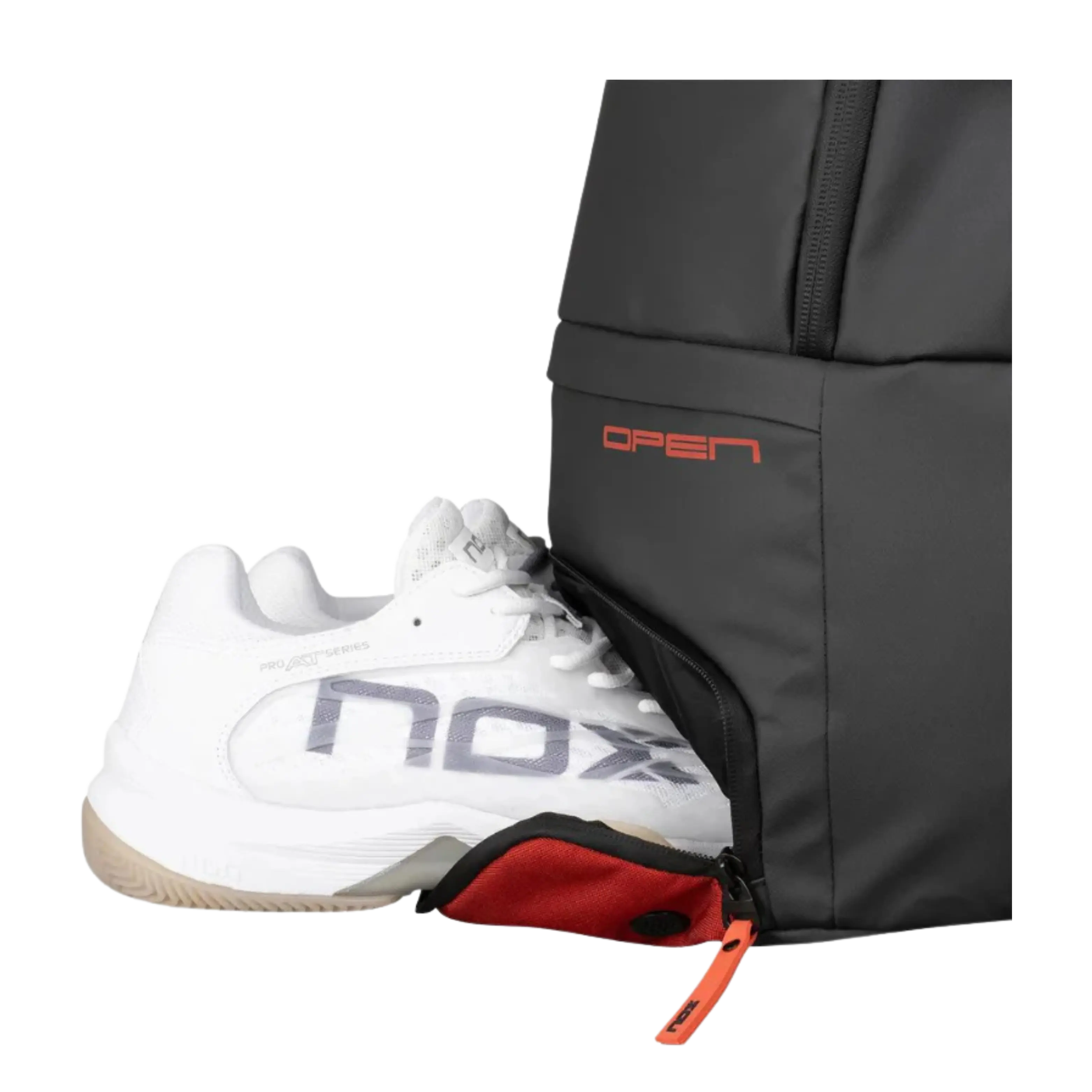 Sac à dos de padel Nox Luxury Open Séries Noir-Rouge