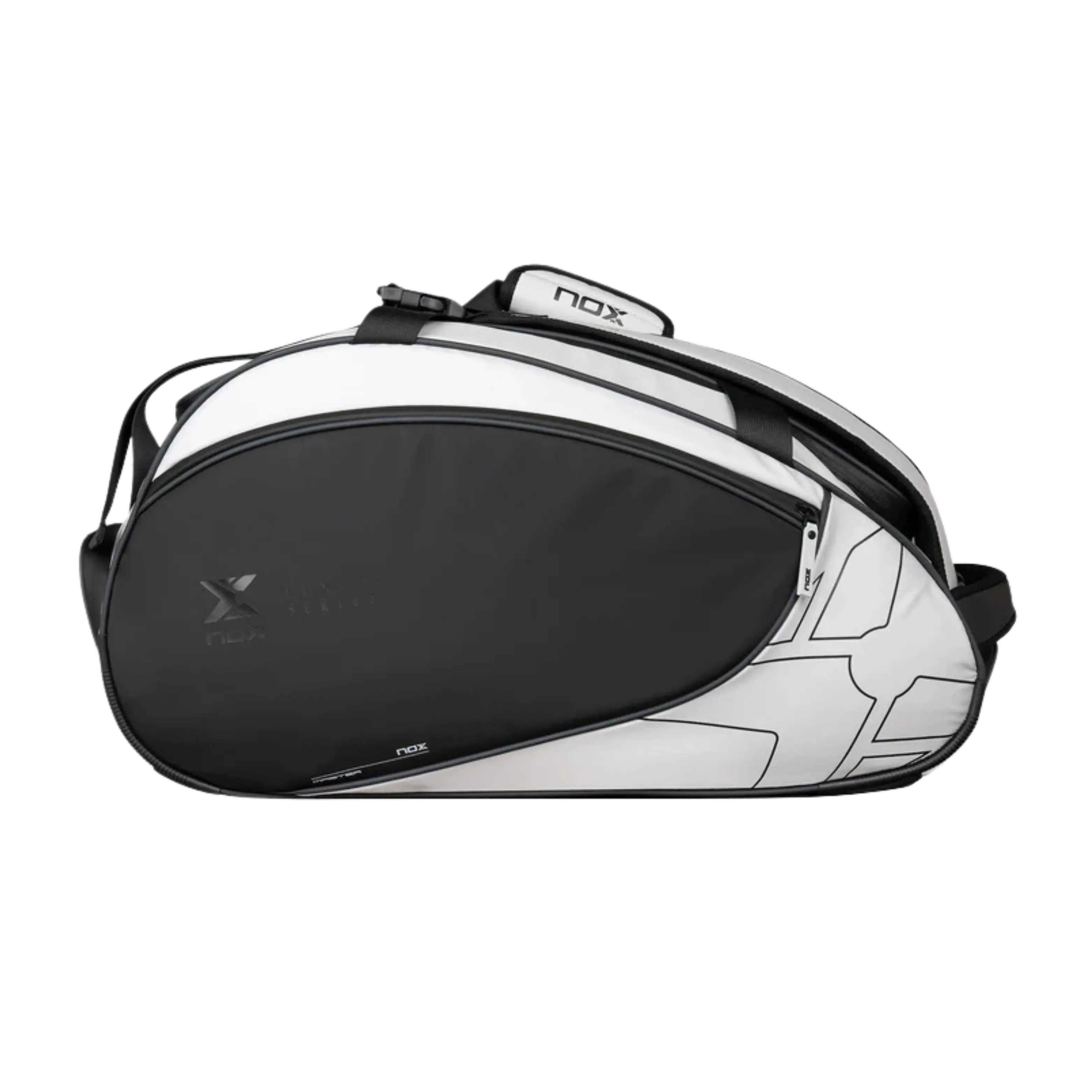 Nox - Sac de padel Luxury Master Series Blanc/Noir