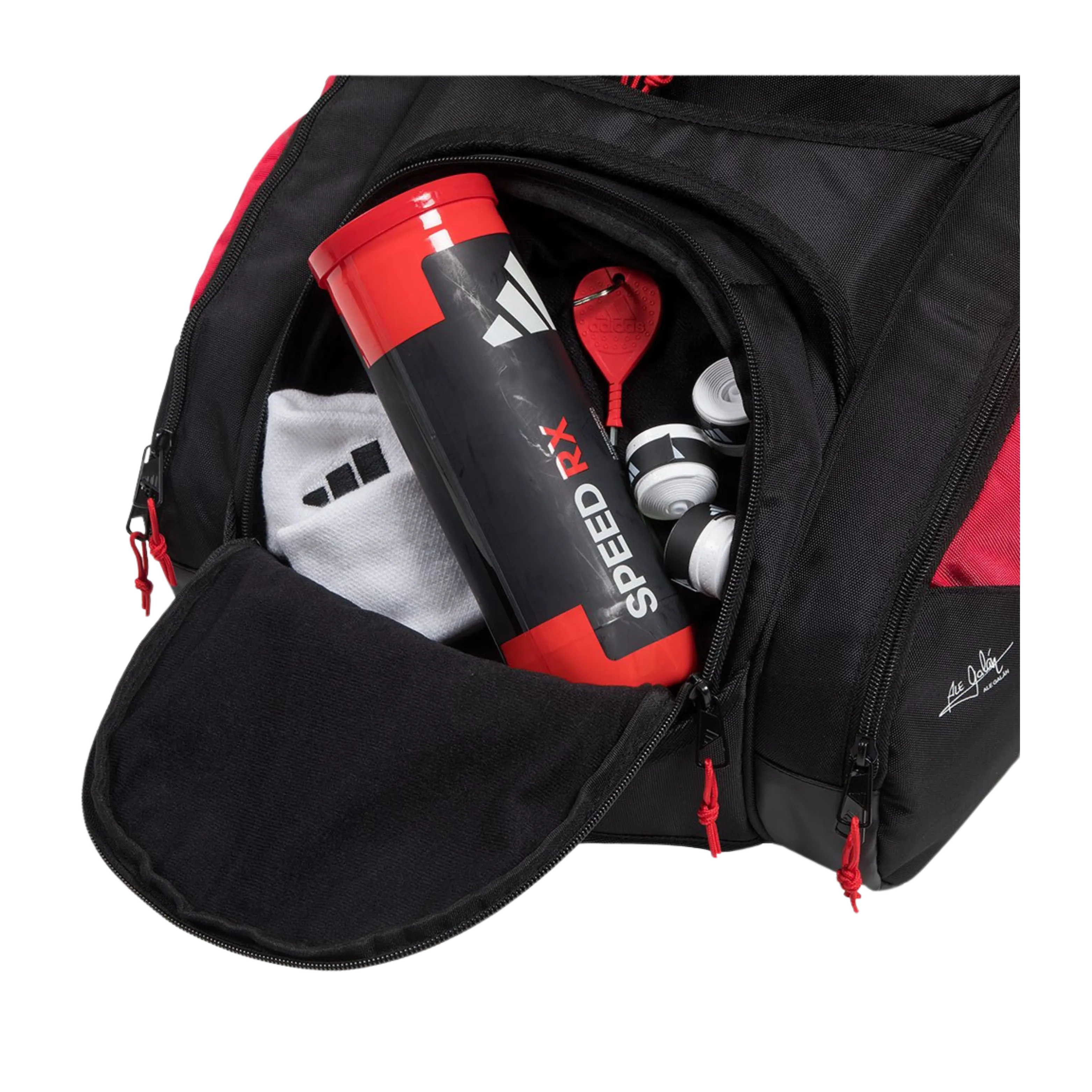 Adidas - Sac de padel Multigame Noir/Rouge 3.3
