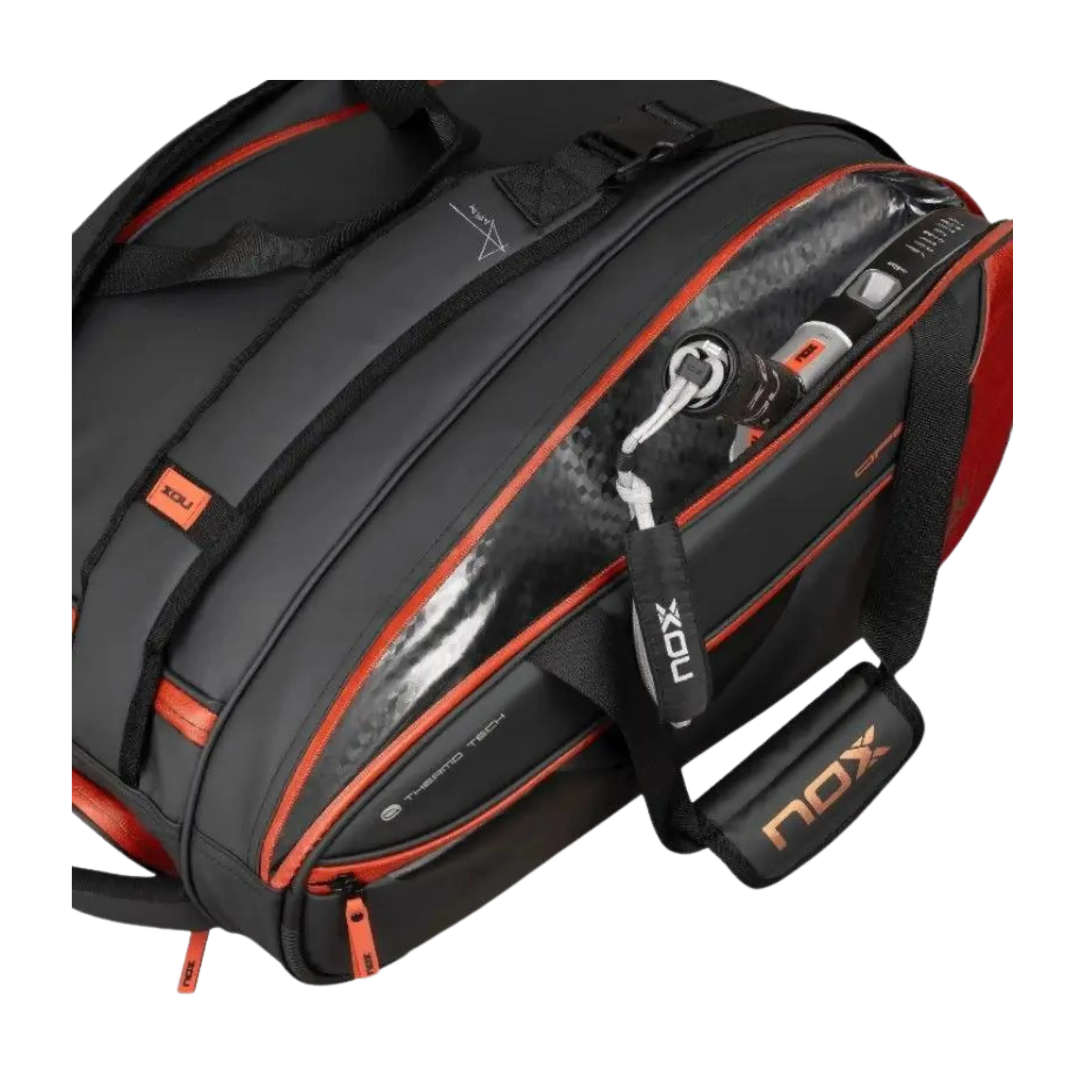 Nox - Sac de padel Luxury Open Noir / Rouge