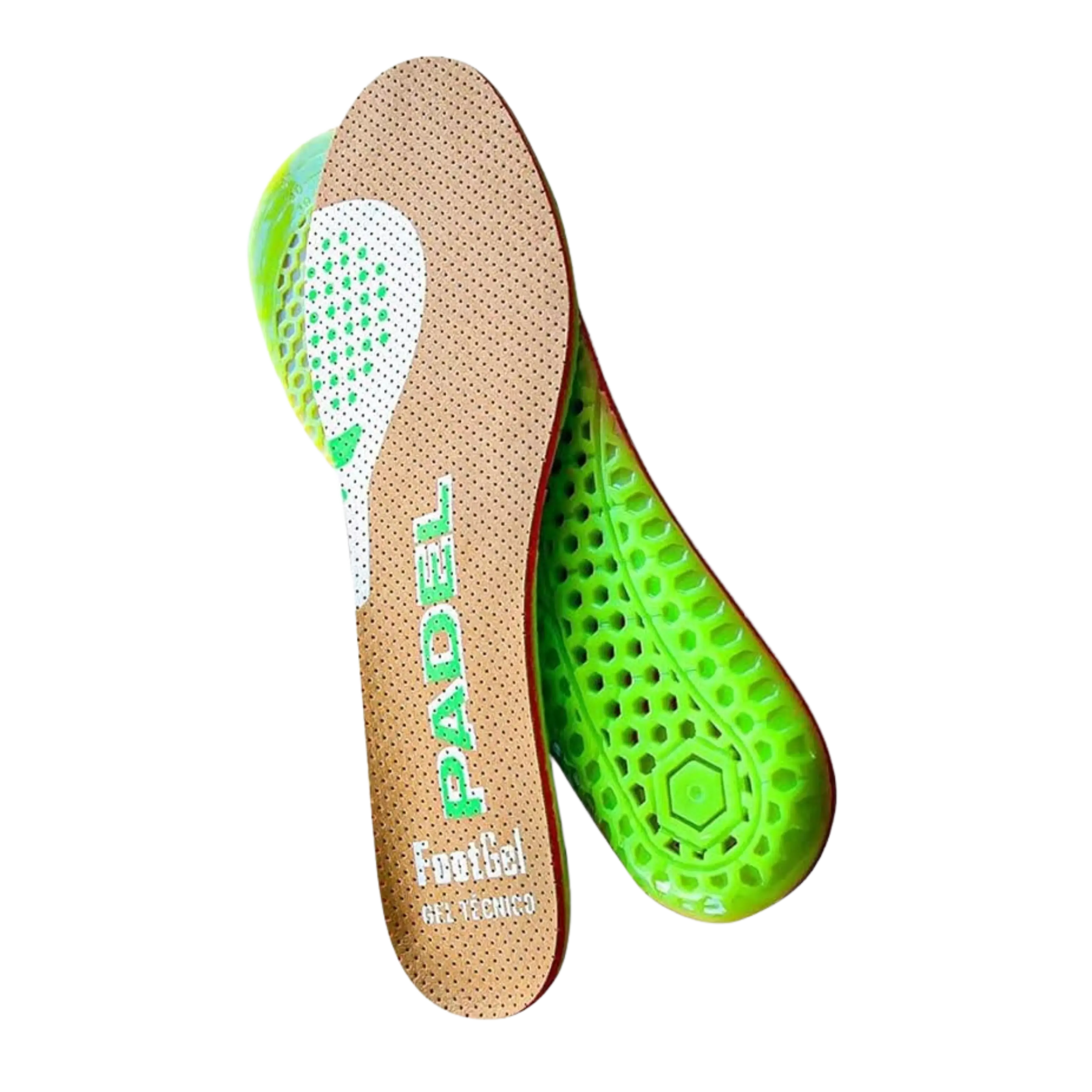 Footgel - Semelle de padel Vert