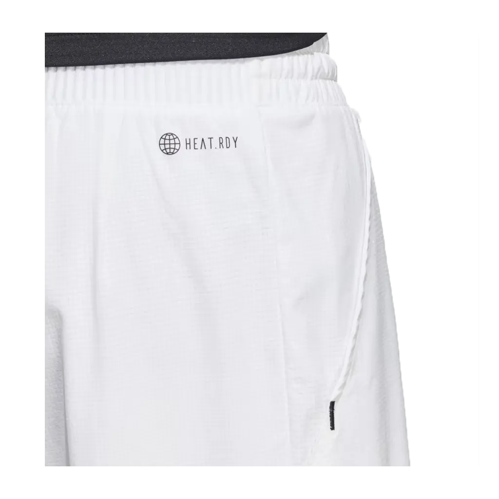 Short de padel Adidas Ergo Blanc