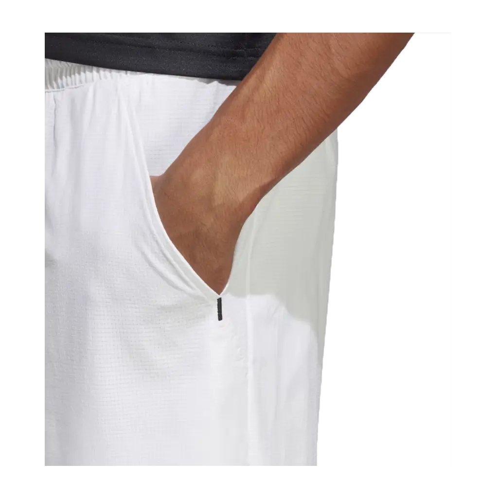 Short de padel Adidas Ergo Blanc