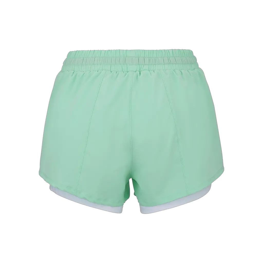 Short de padel Babolat Perf Vert Femme