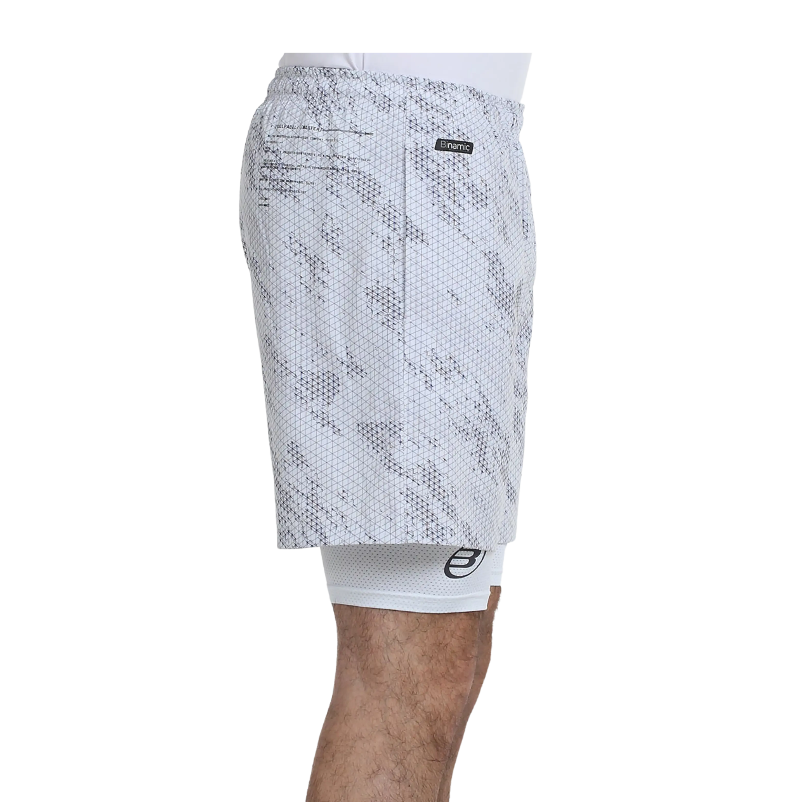 Bullpadel - Short de padel Malpi Blanc