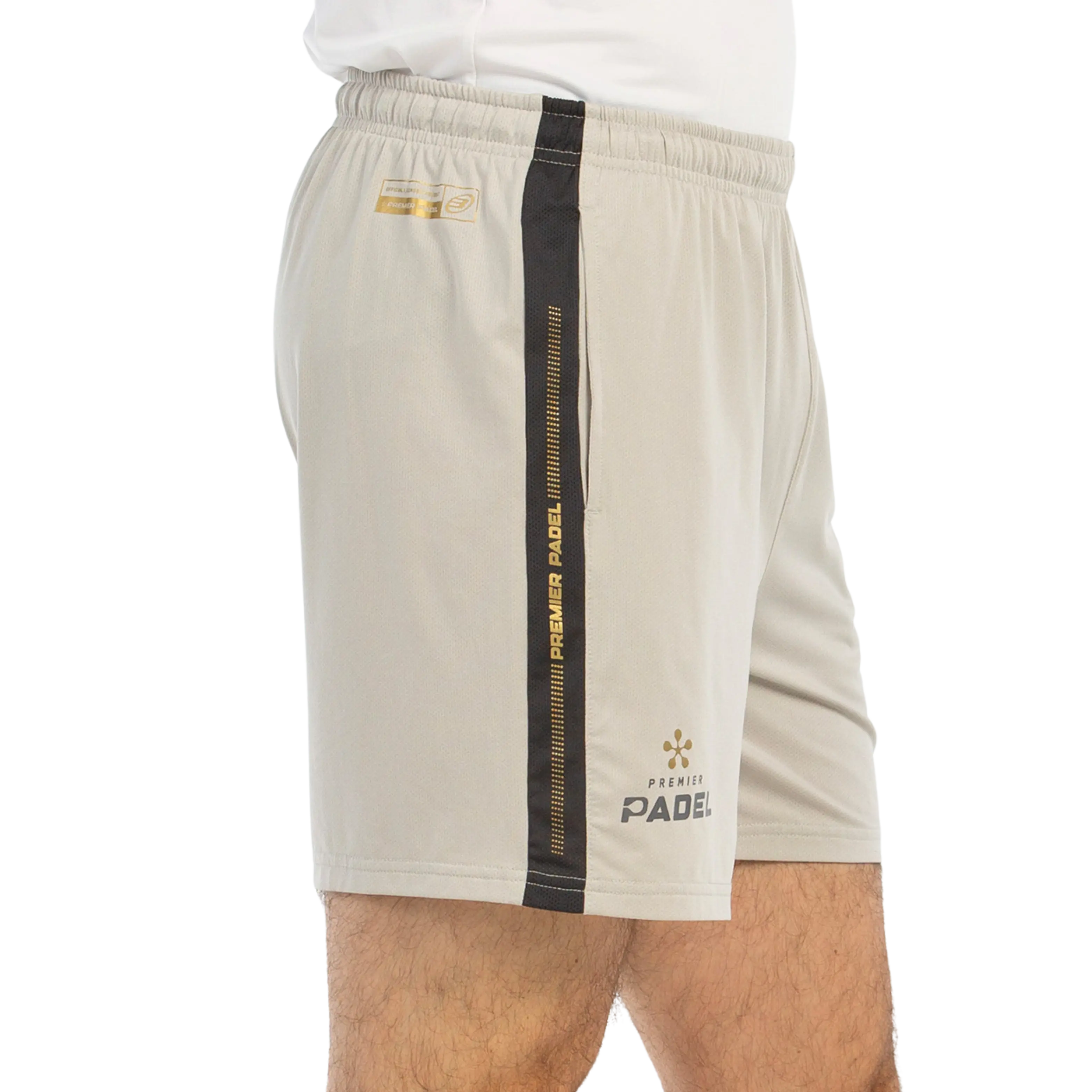 Short de padel Bullpadel Buzos Beige