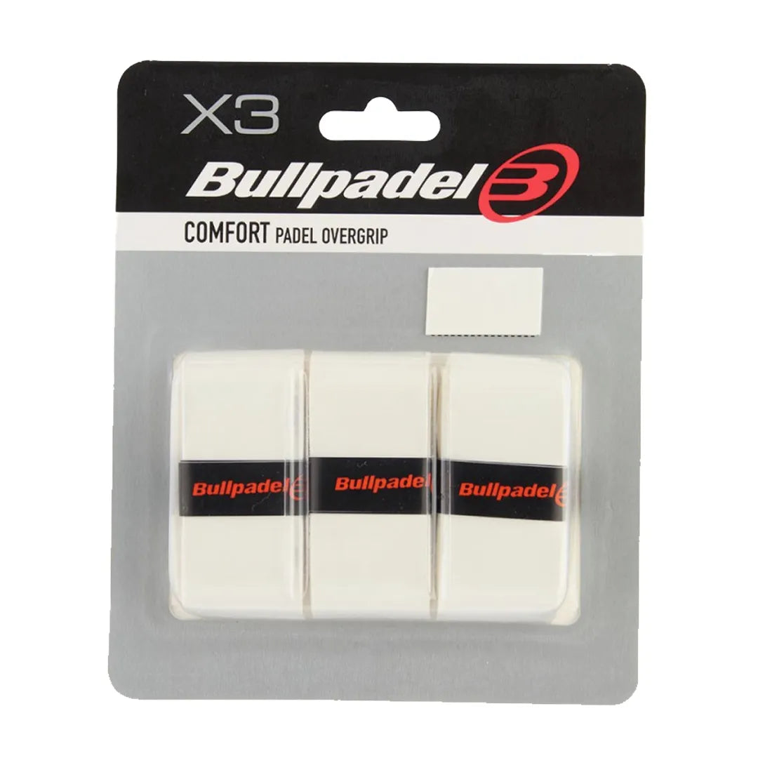 Surgrips de padel Bullpadel Comfort Blanc x3