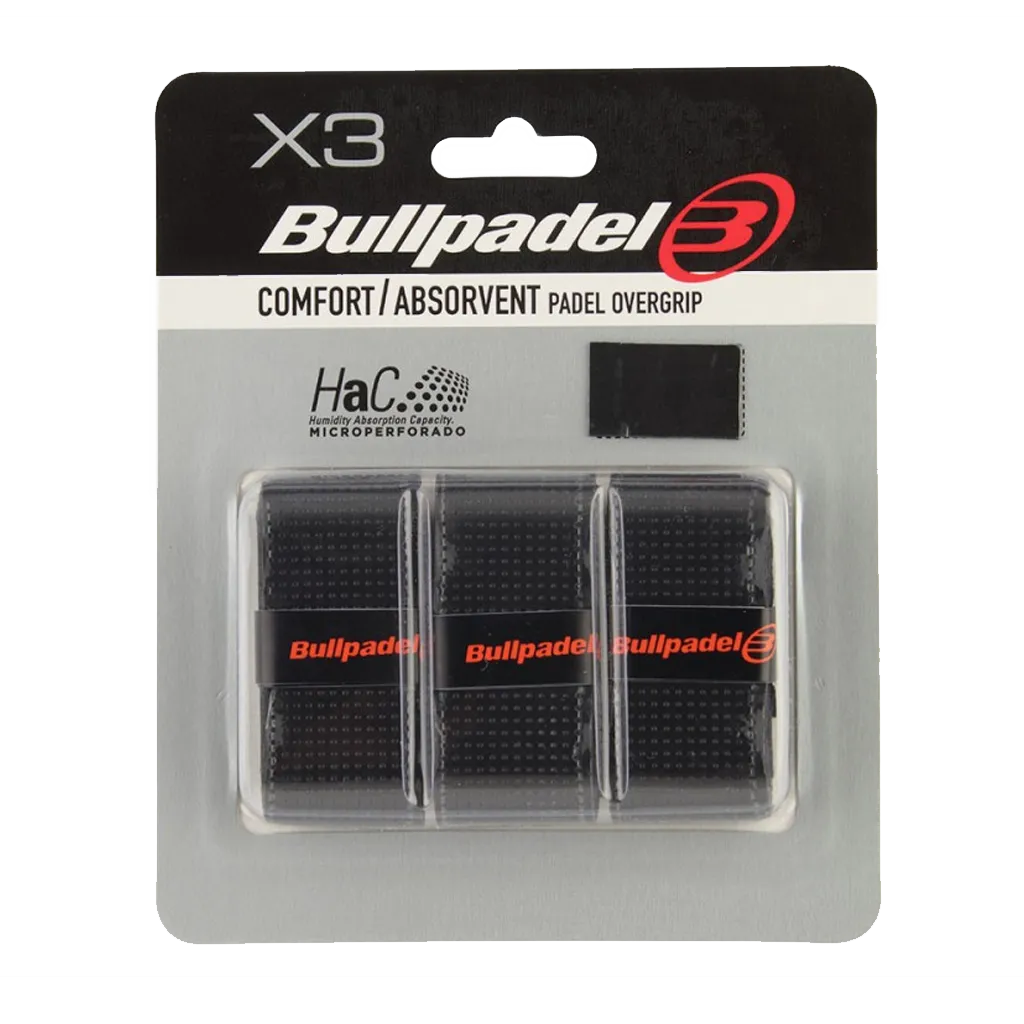 Bullpadel - Surgrips Confort Micro-perforés Noir
