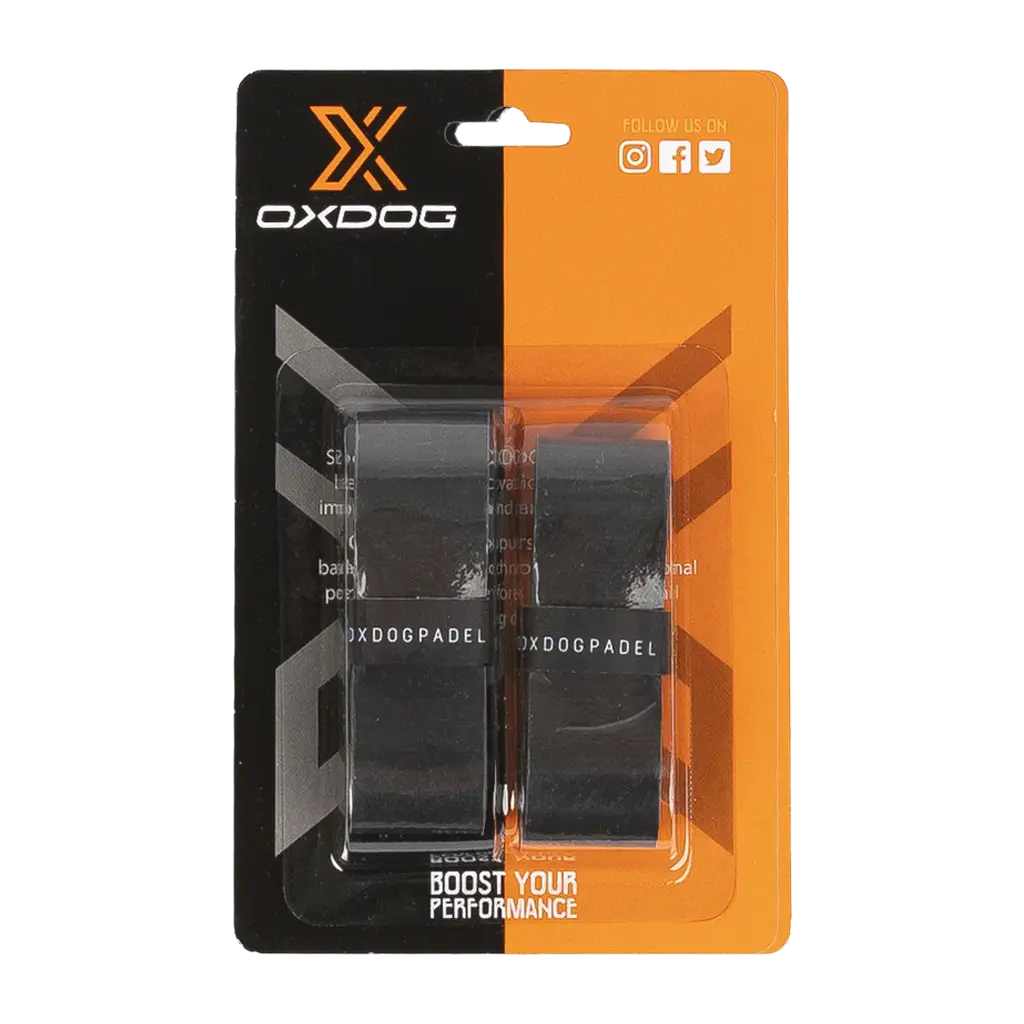 Surgrips de padel Oxdog Supertech Noir x2