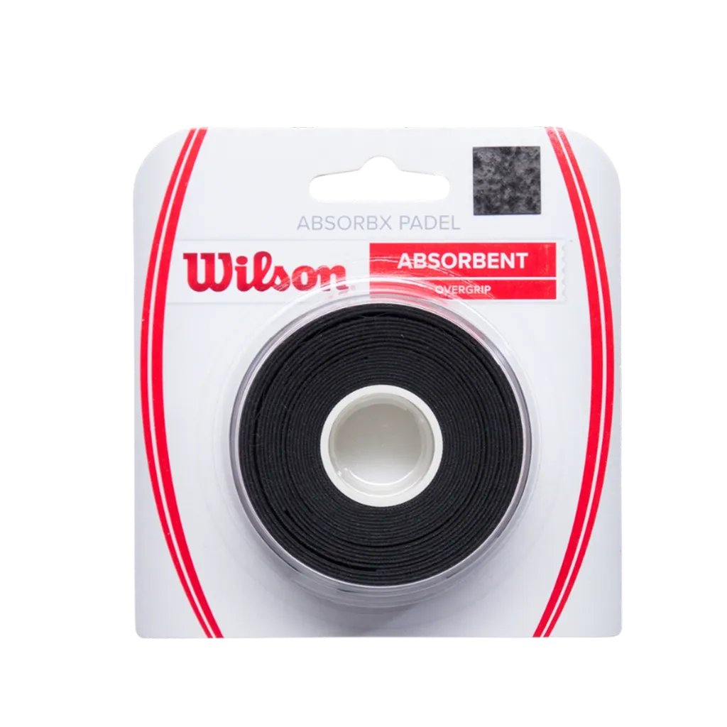Surgrips de padel Wilson AbsorbX Noir