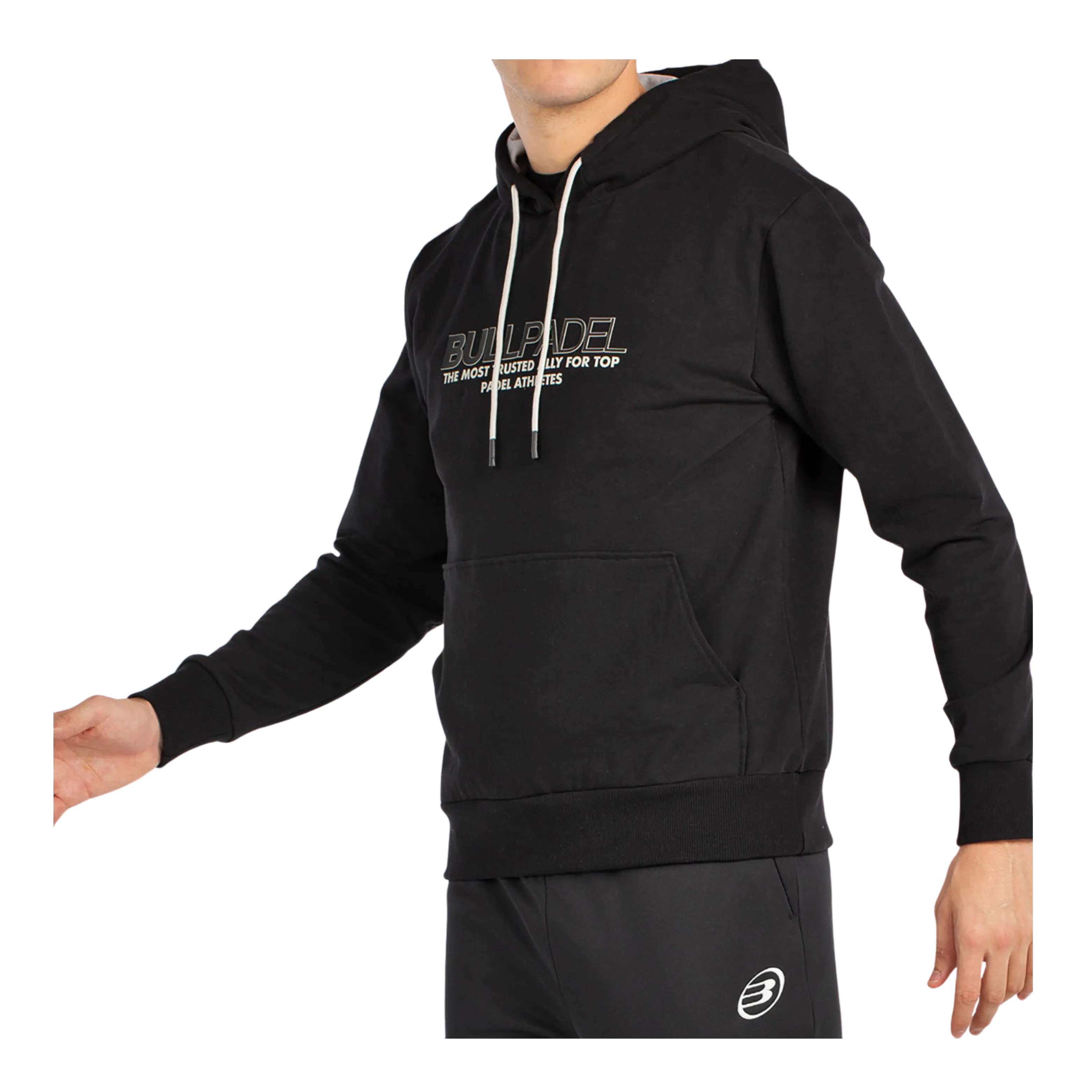 Sweat de padel Bullpadel Boyen Noir