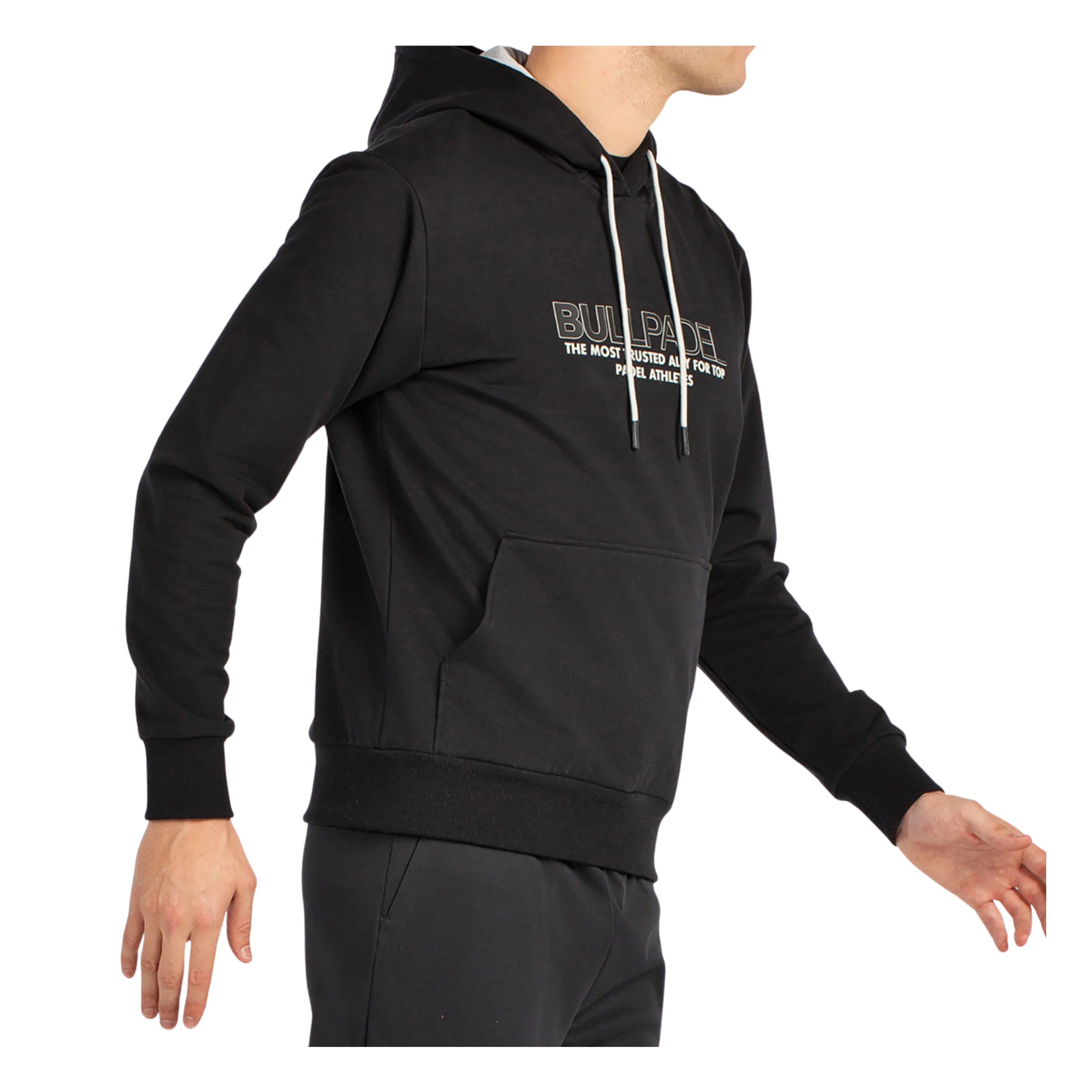 Sweat de padel Bullpadel Boyen Noir
