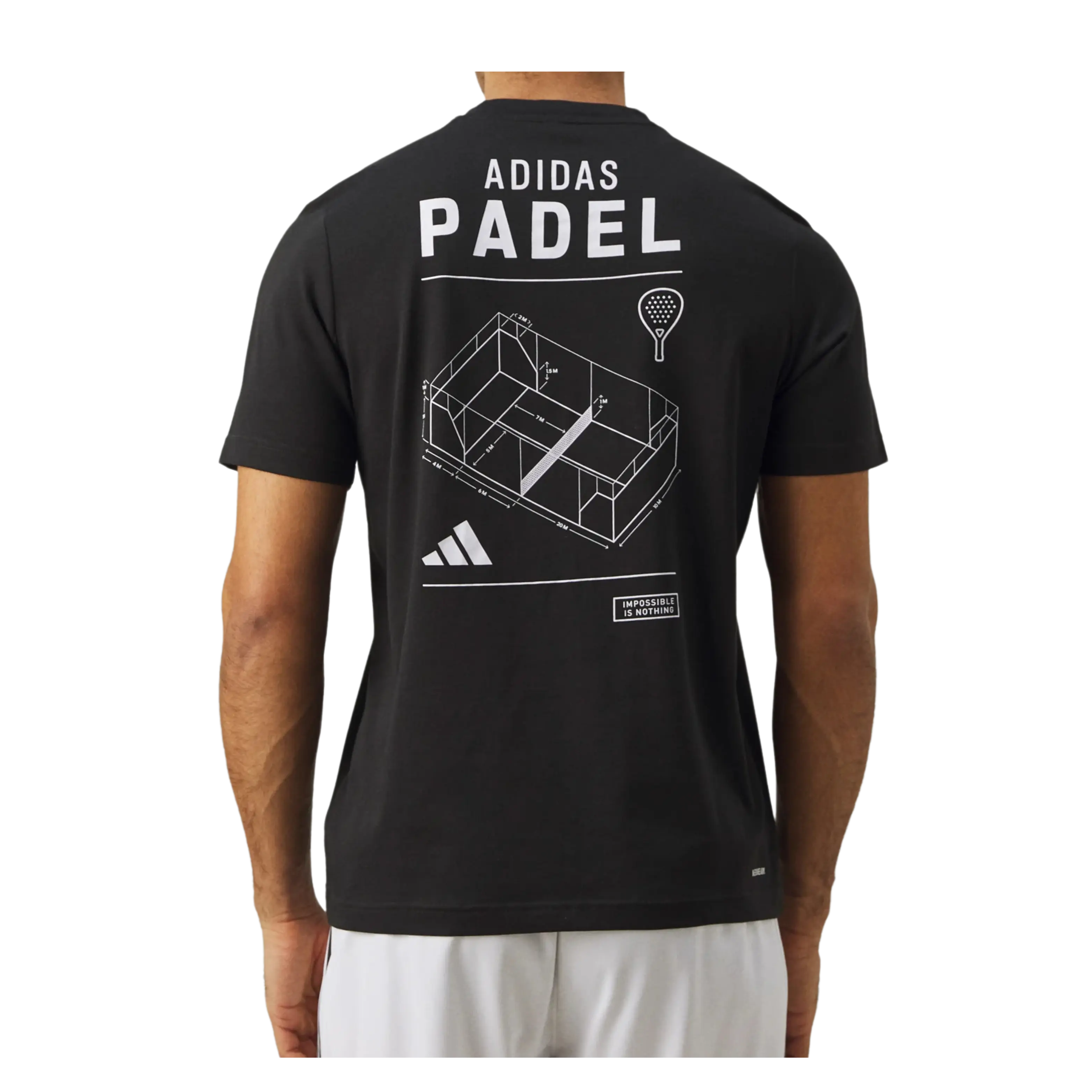 T-Shirt de padel Adidas Aerodry Spark Noir