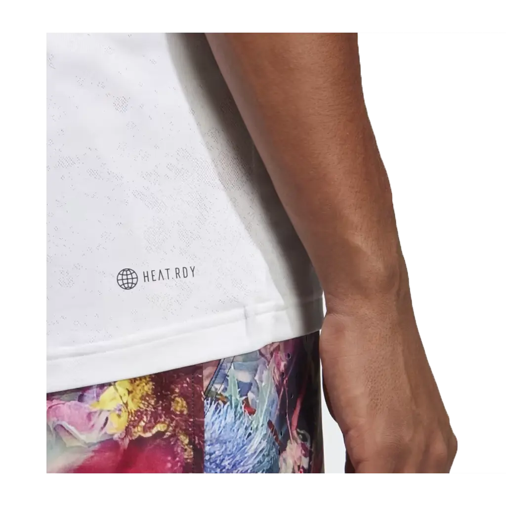 T-Shirt de padel Adidas Club Tee Blanc