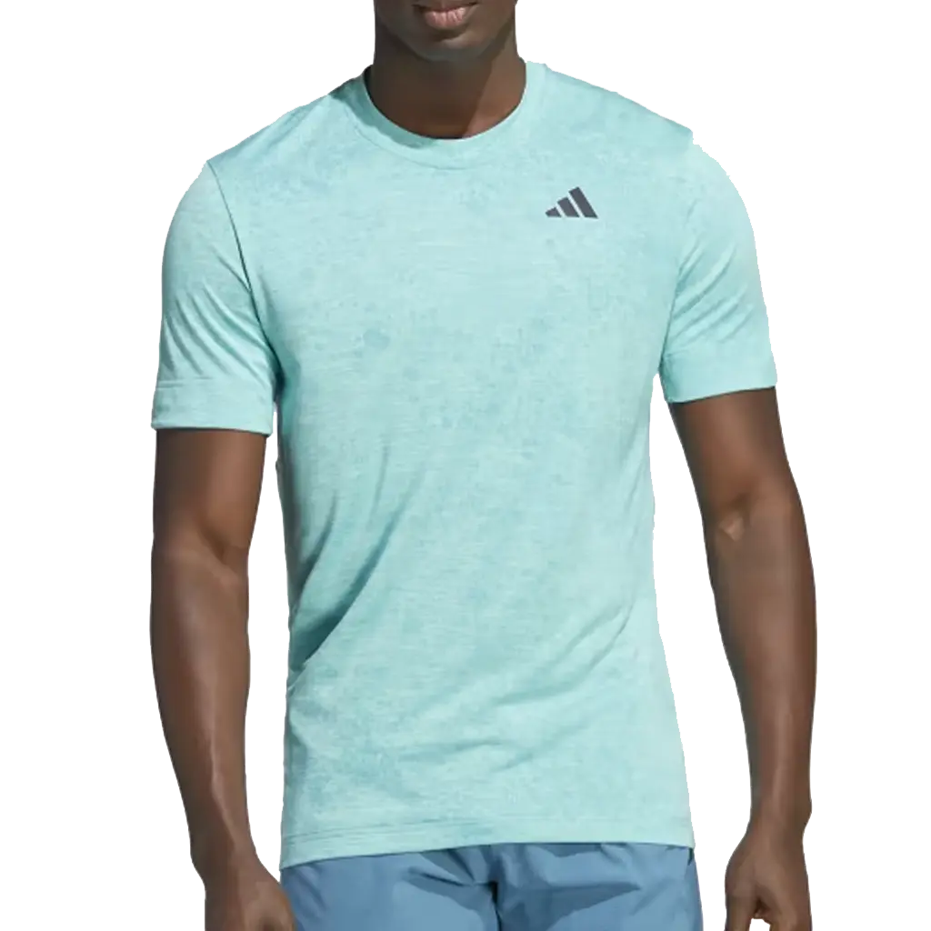 Adidas - T-Shirt de padel Freelift Bleu