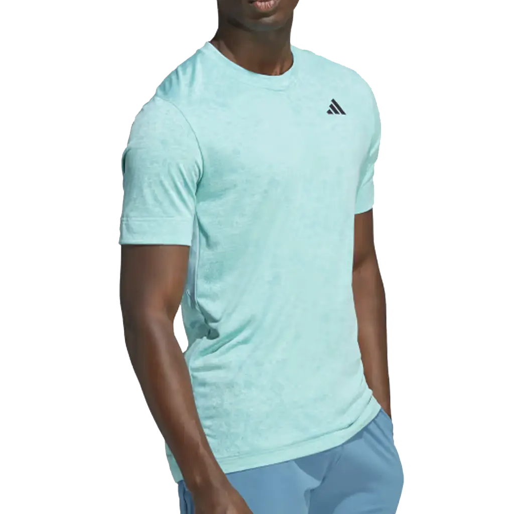 Adidas - T-Shirt de padel Freelift Bleu