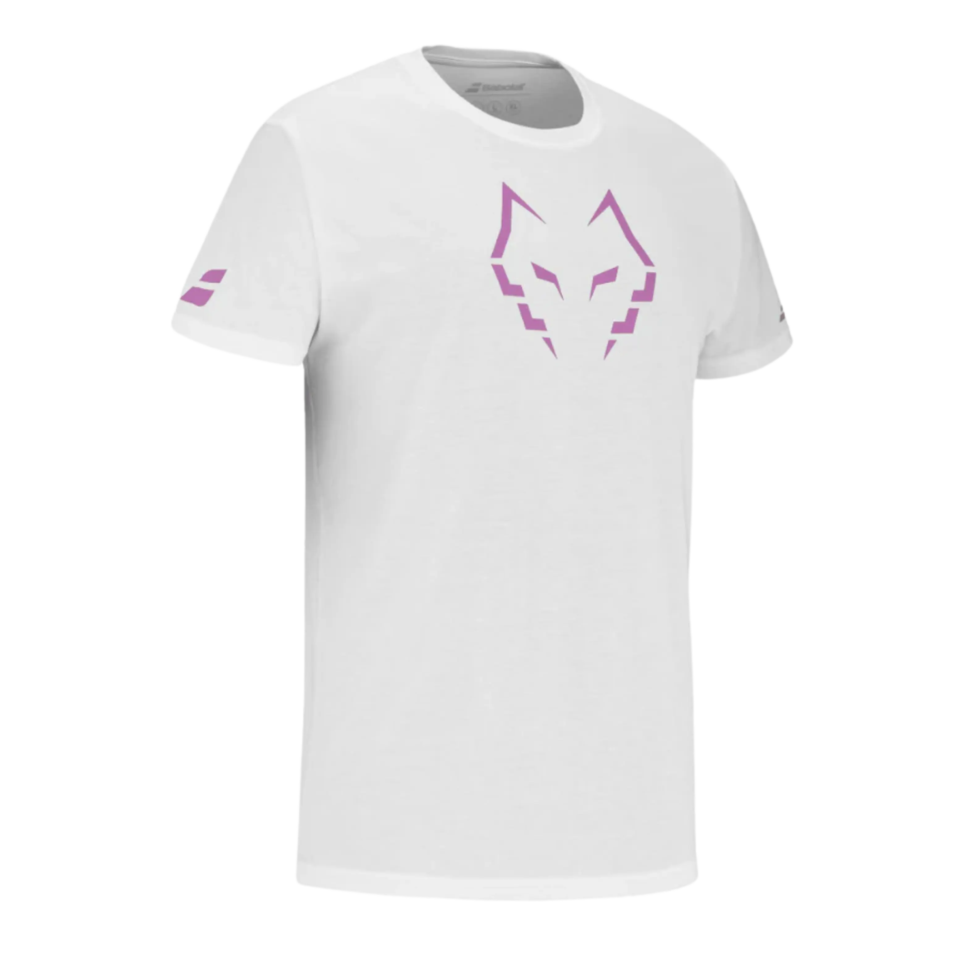 T-shirt de padel Babolat Coton Tee Lebron Blanc