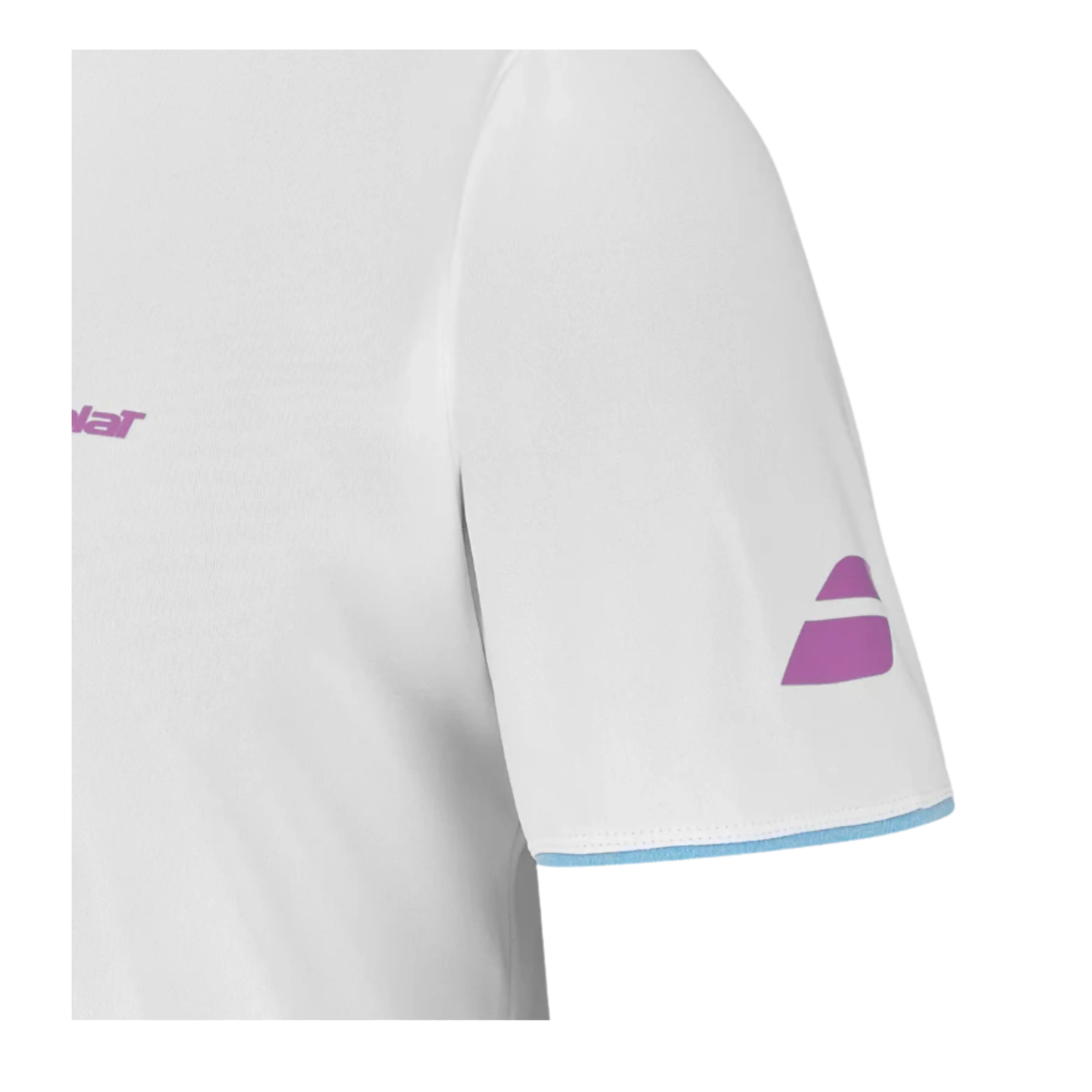 T-shirt de padel Babolat Crew Neck Tee Lebron Blanc