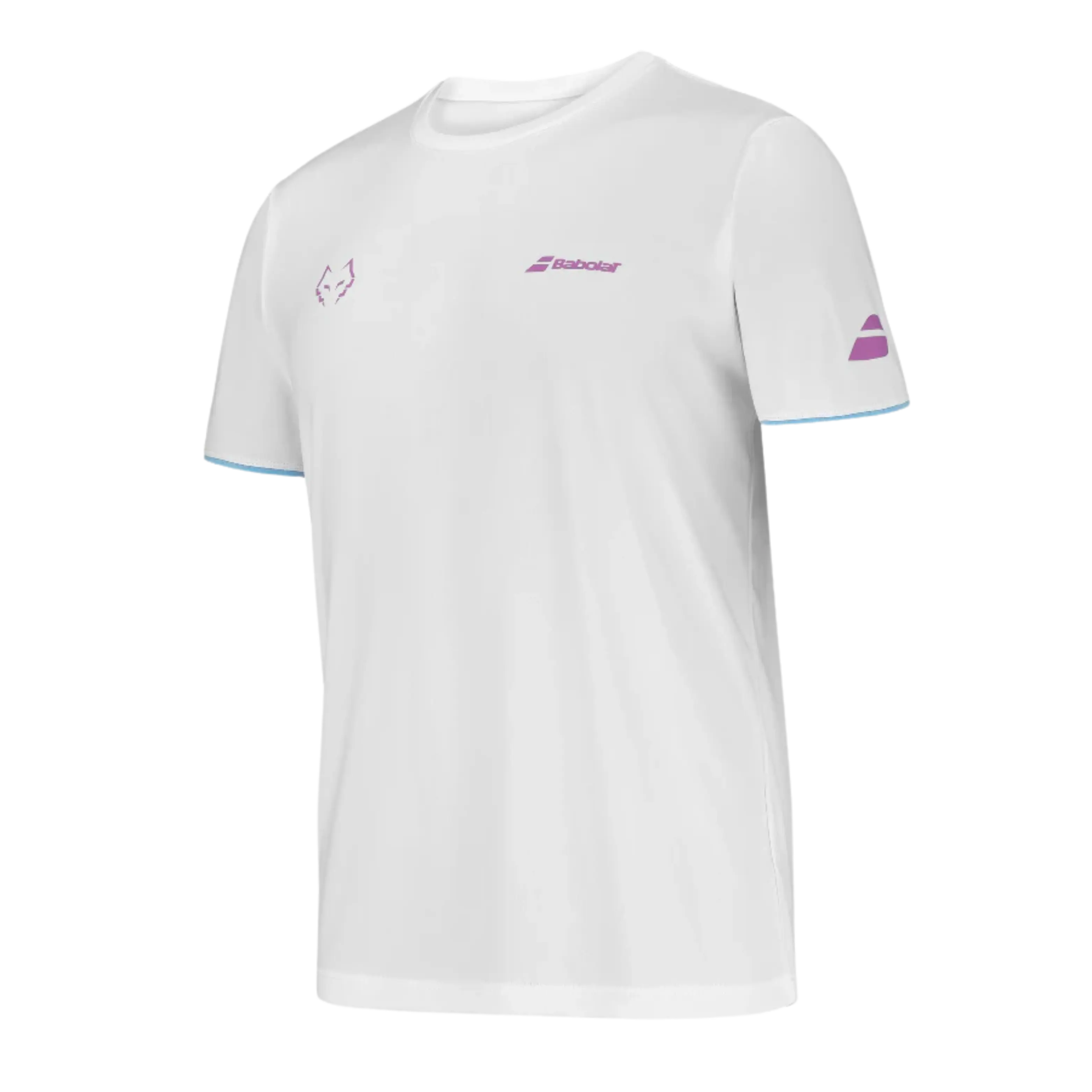 T-shirt de padel Babolat Crew Neck Tee Lebron Blanc