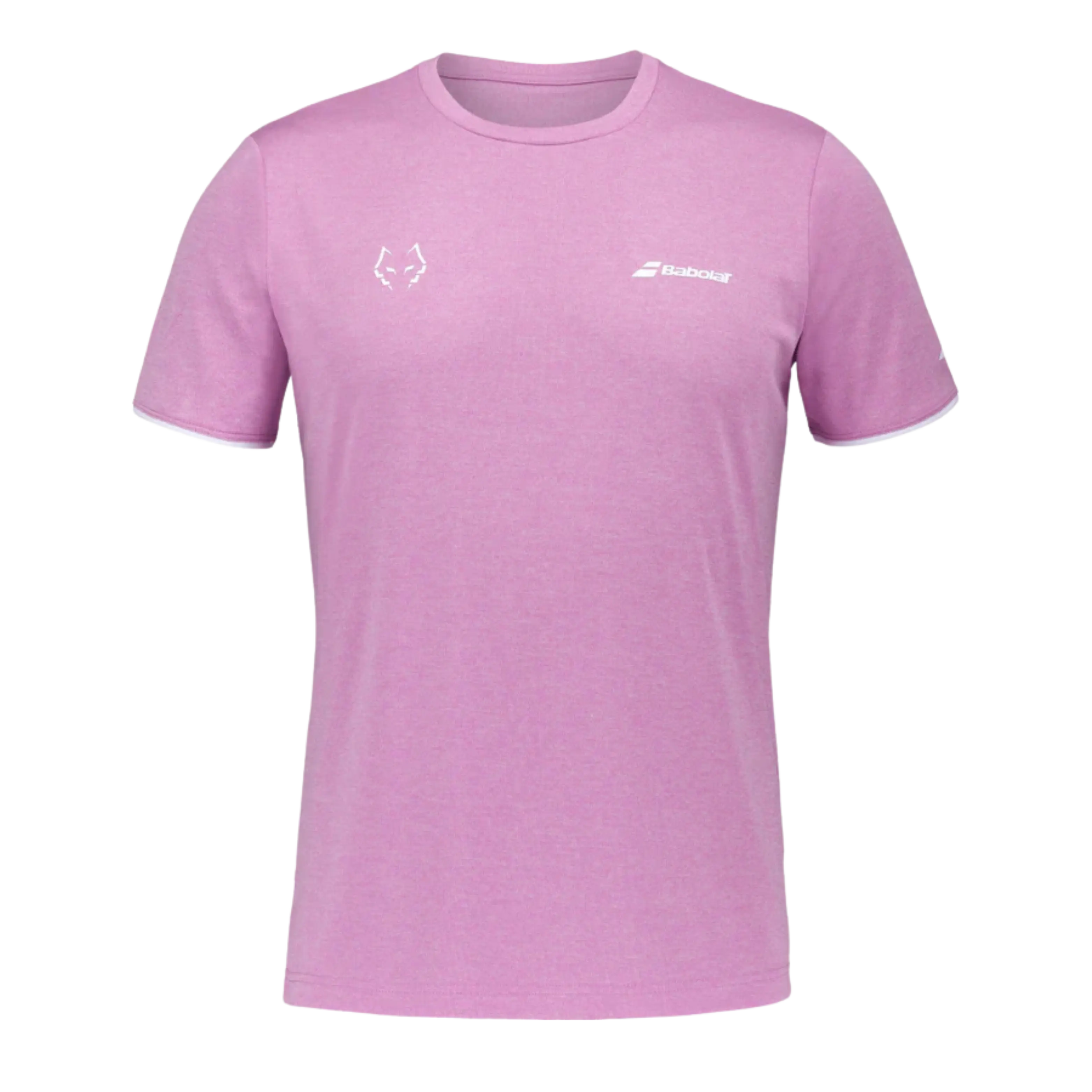 T-shirt de padel Babolat Crew Neck Tee Lebron Rose