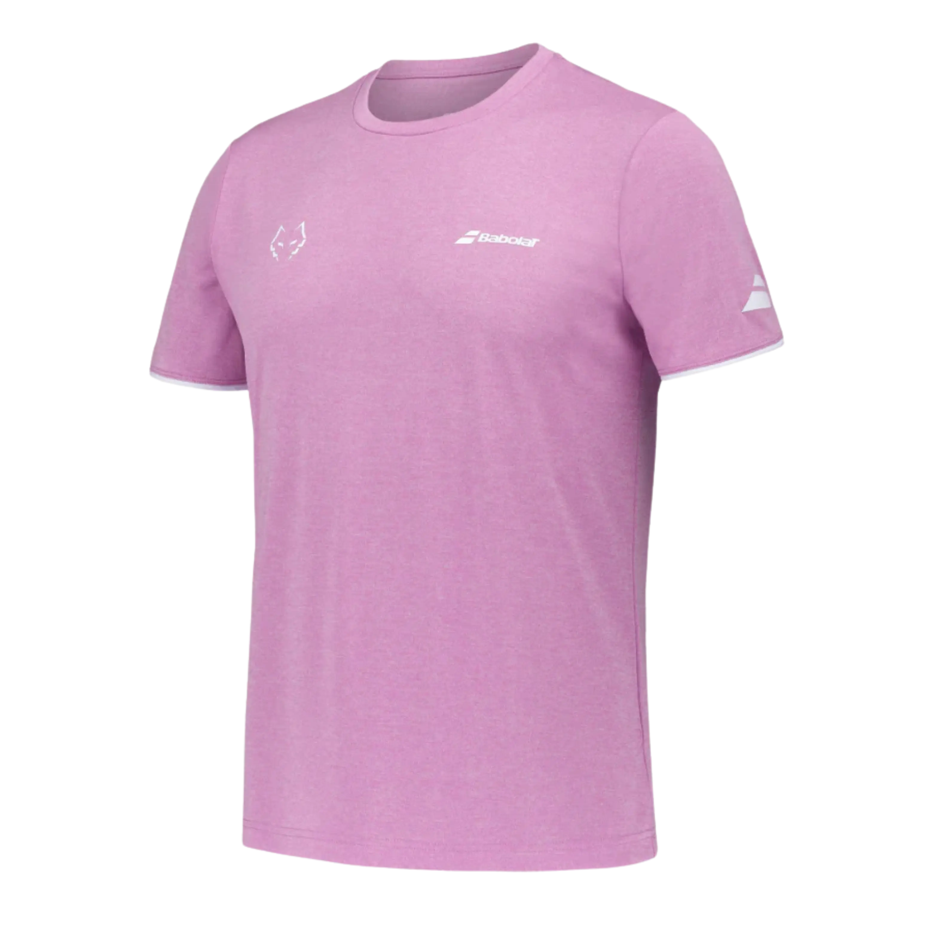 T-shirt de padel Babolat Crew Neck Tee Lebron Rose