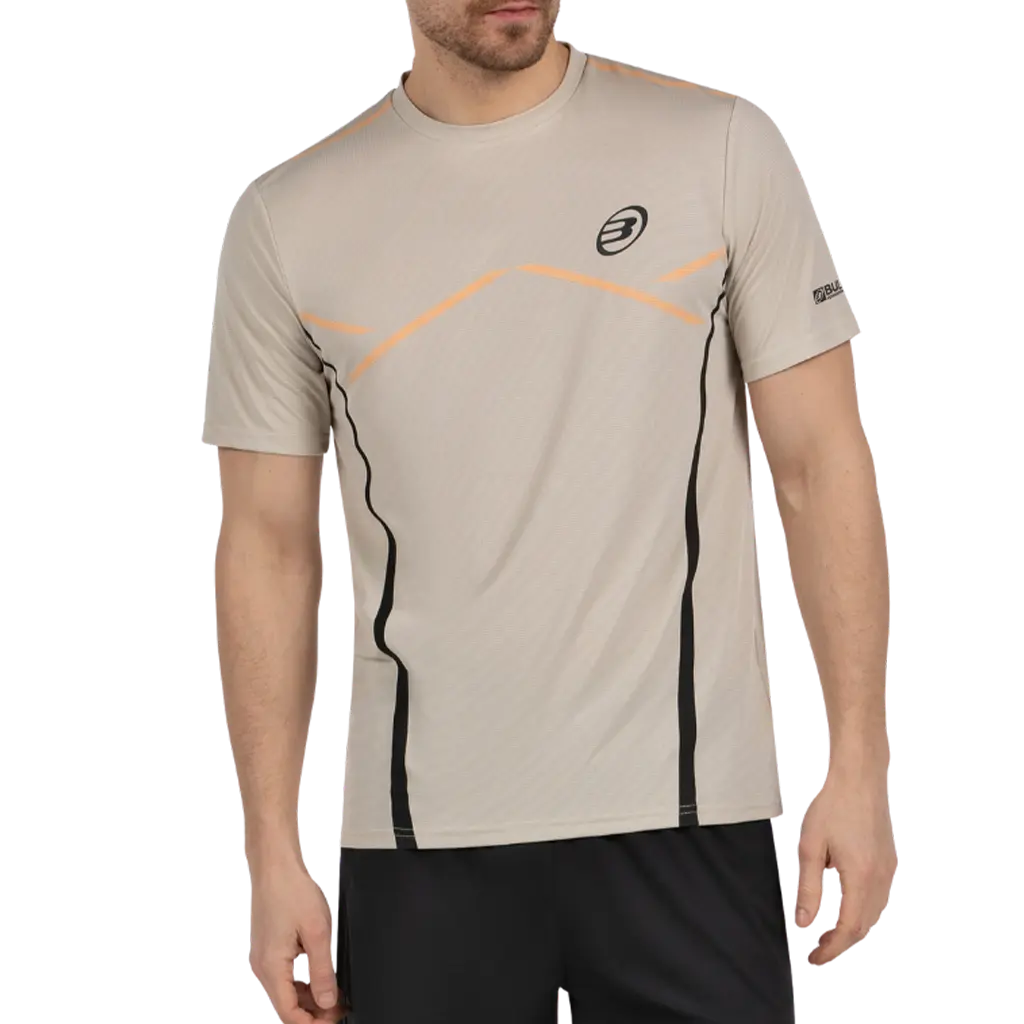 T-shirt de padel Bullpadel Cabore Beige
