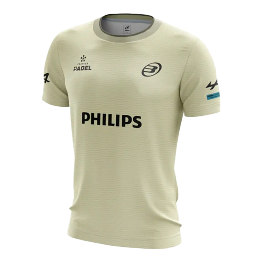 T-Shirt de padel Bullpadel Acilio Di Nenno officiel Jaune