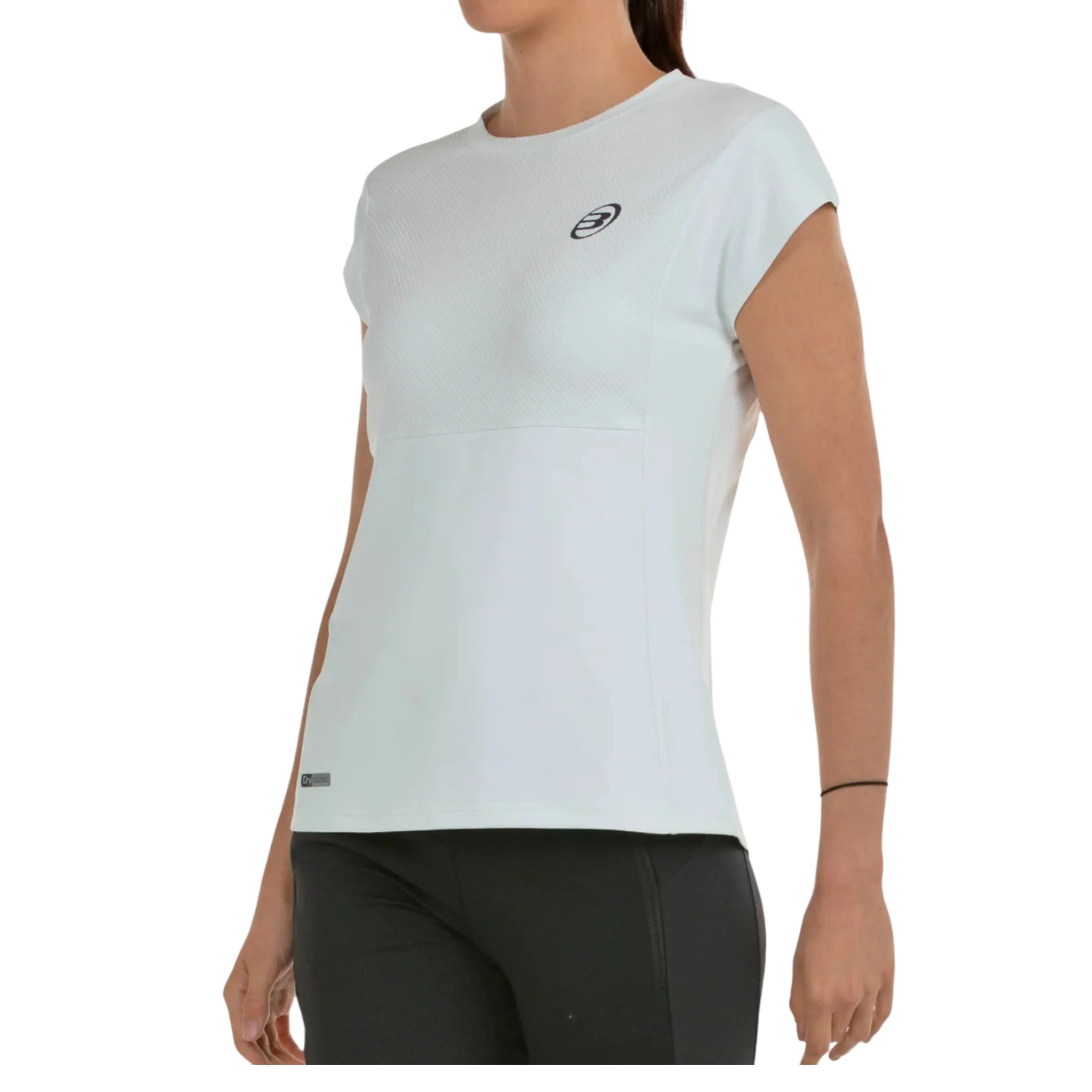 T-Shirt de padel Bullpadel Portas Blanc Femme
