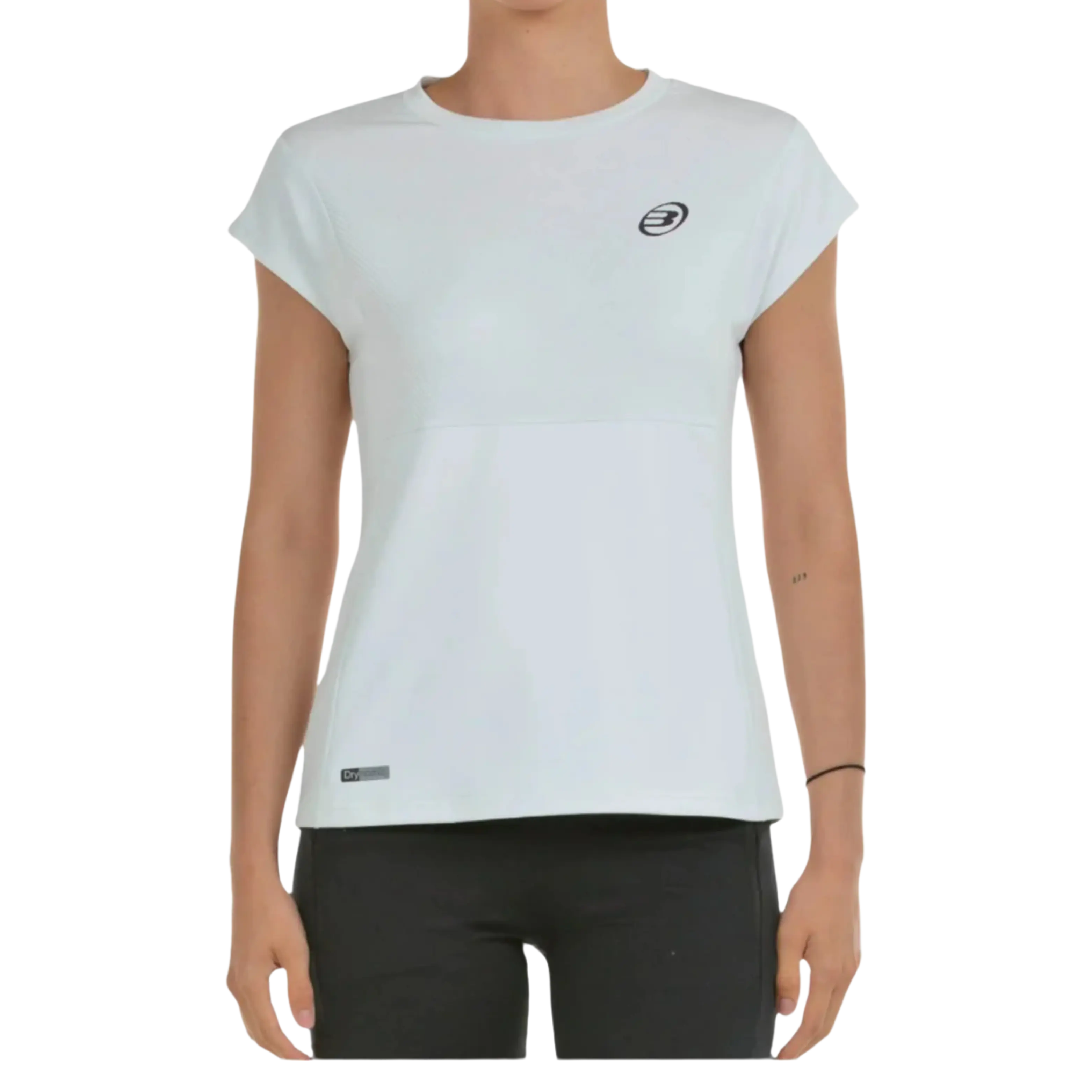 T-Shirt de padel Bullpadel Portas Blanc Femme