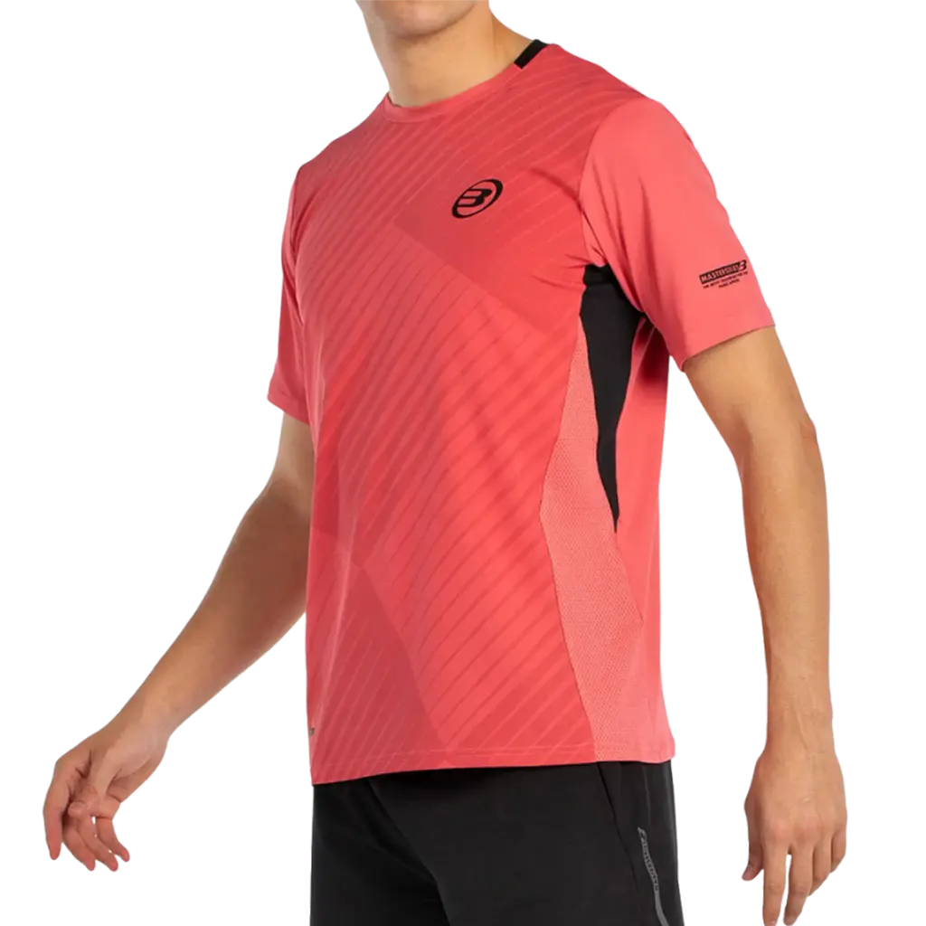 T-Shirt de padel Bullpadel Malmok Hibiscus
