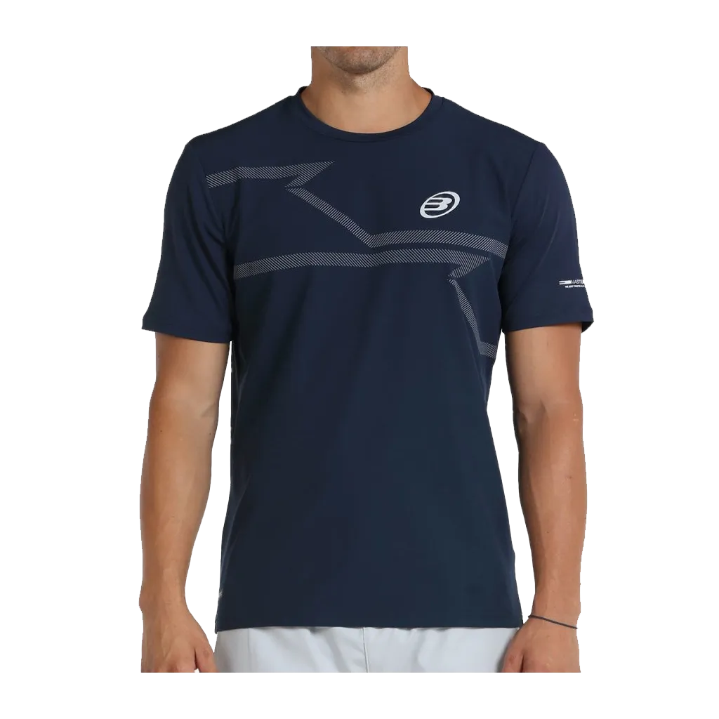 Bullpadel - T-shirt de padel Mitin Bleu Marine