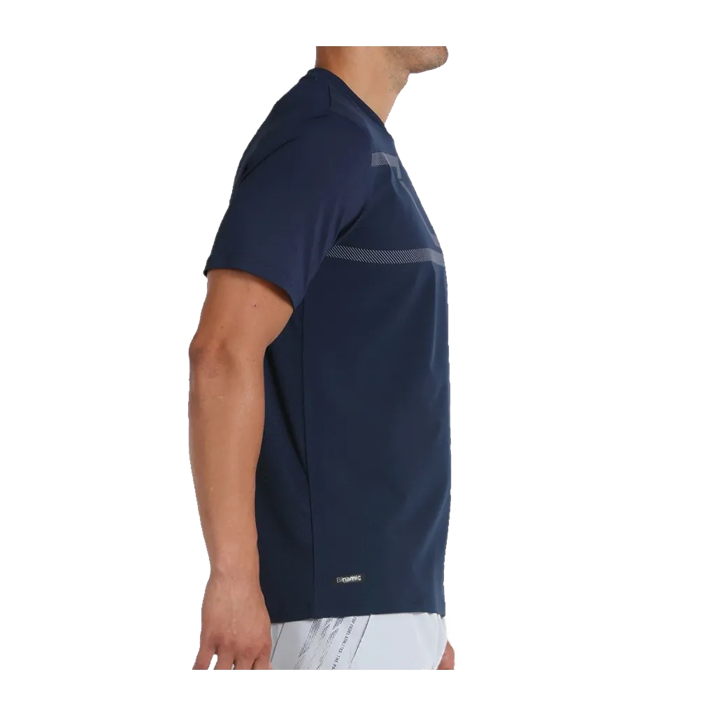 Bullpadel - T-shirt de padel Mitin Bleu Marine
