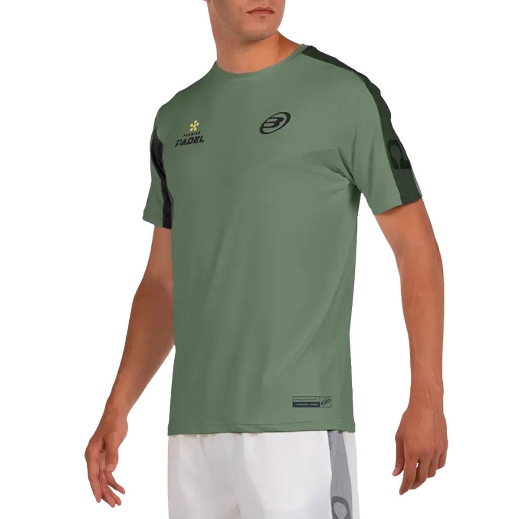 T-Shirt de padel Bullpadel Pocate Kaki