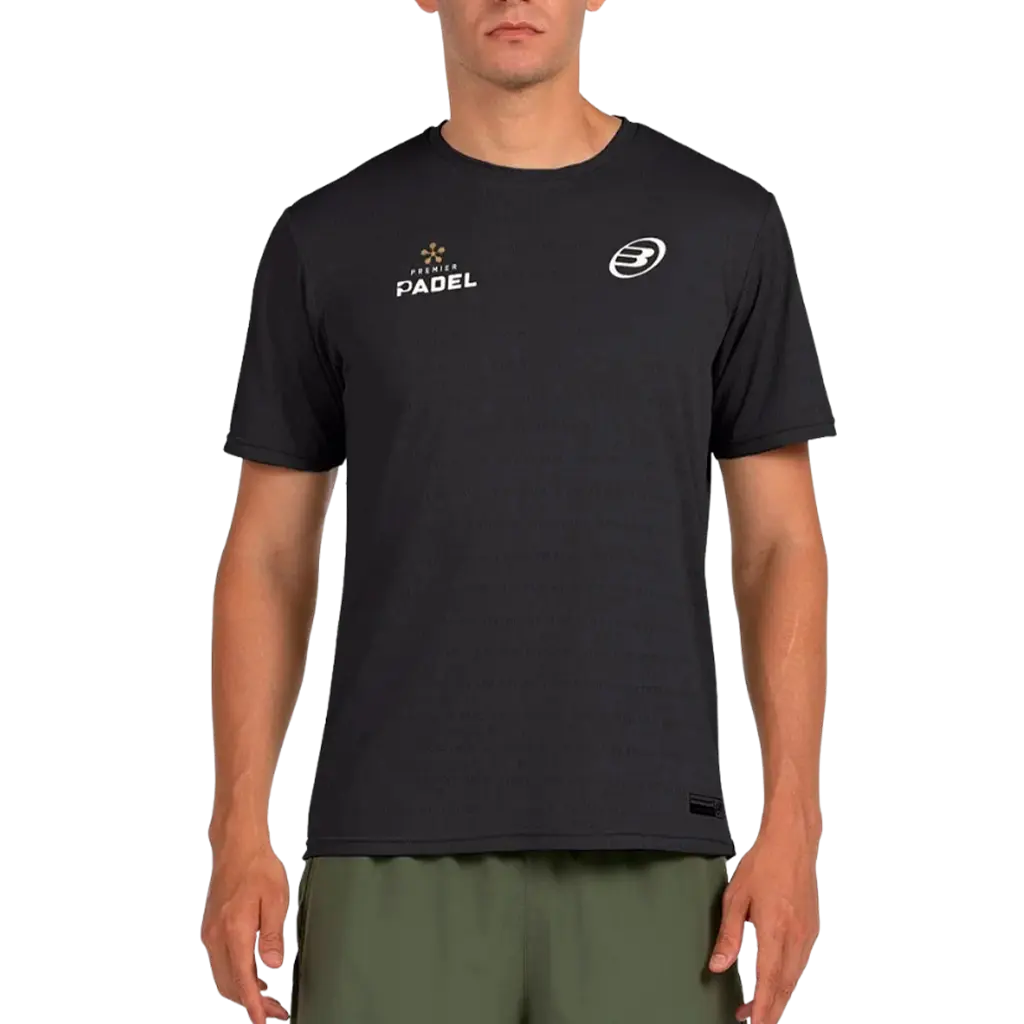 T-Shirt de padel Bullpadel Prilep Noir