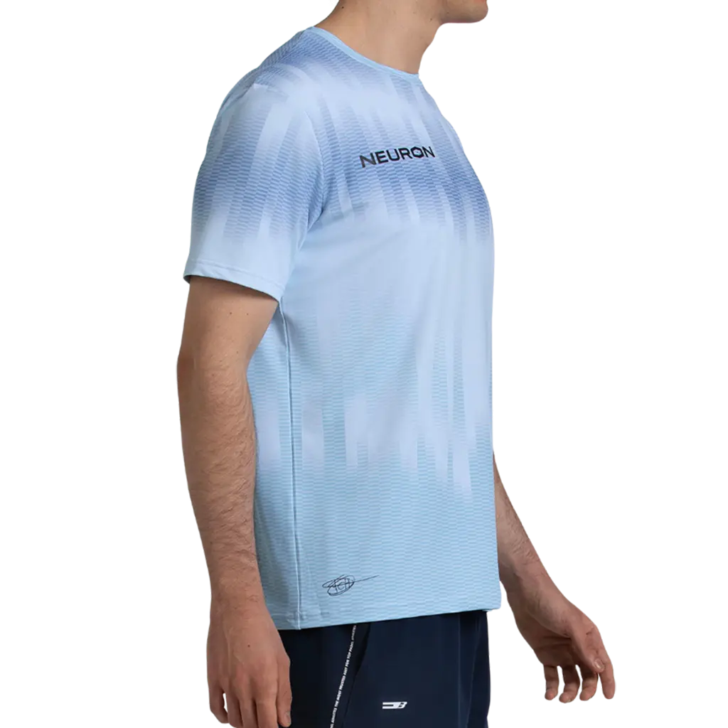 T-shirt de padel Bullpadel Chingotto Officiel Bleu 2026