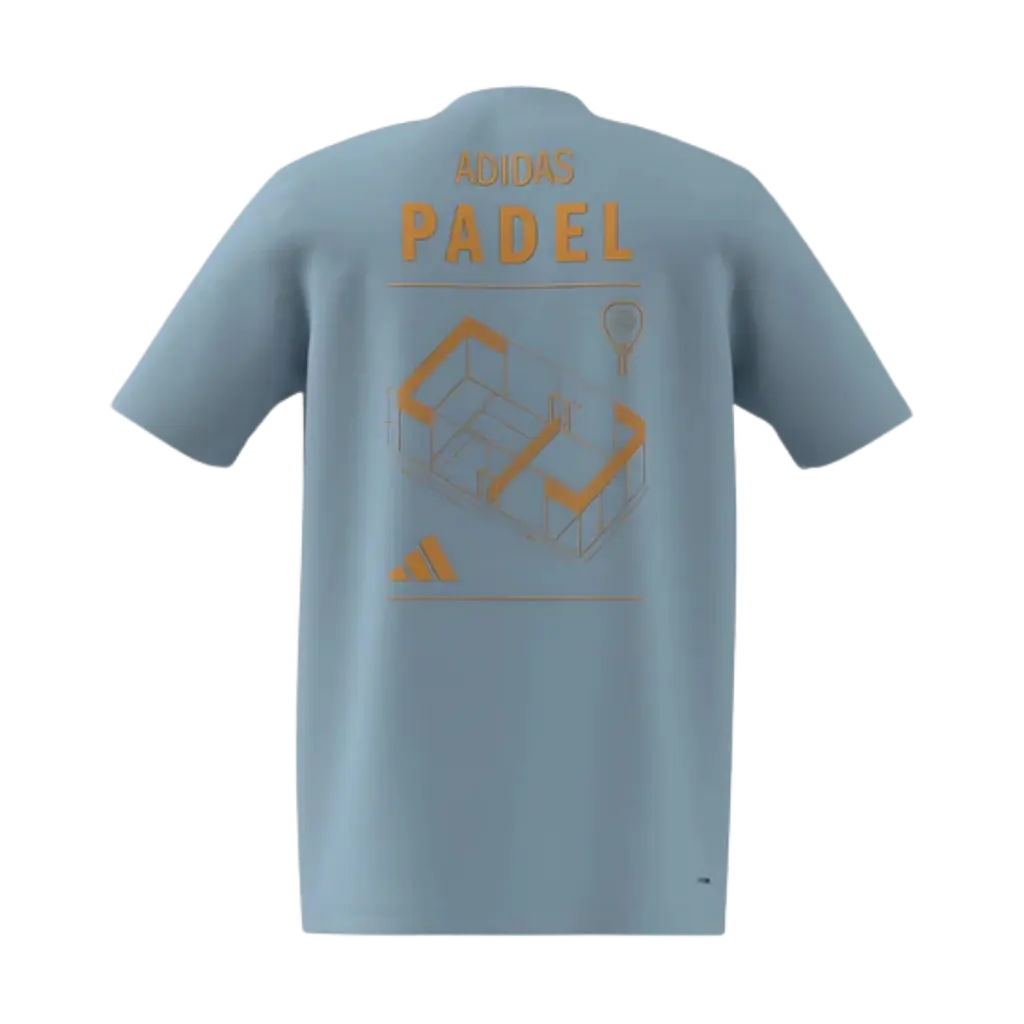 T-Shirt de padel Adidas Cat Bleu Clair