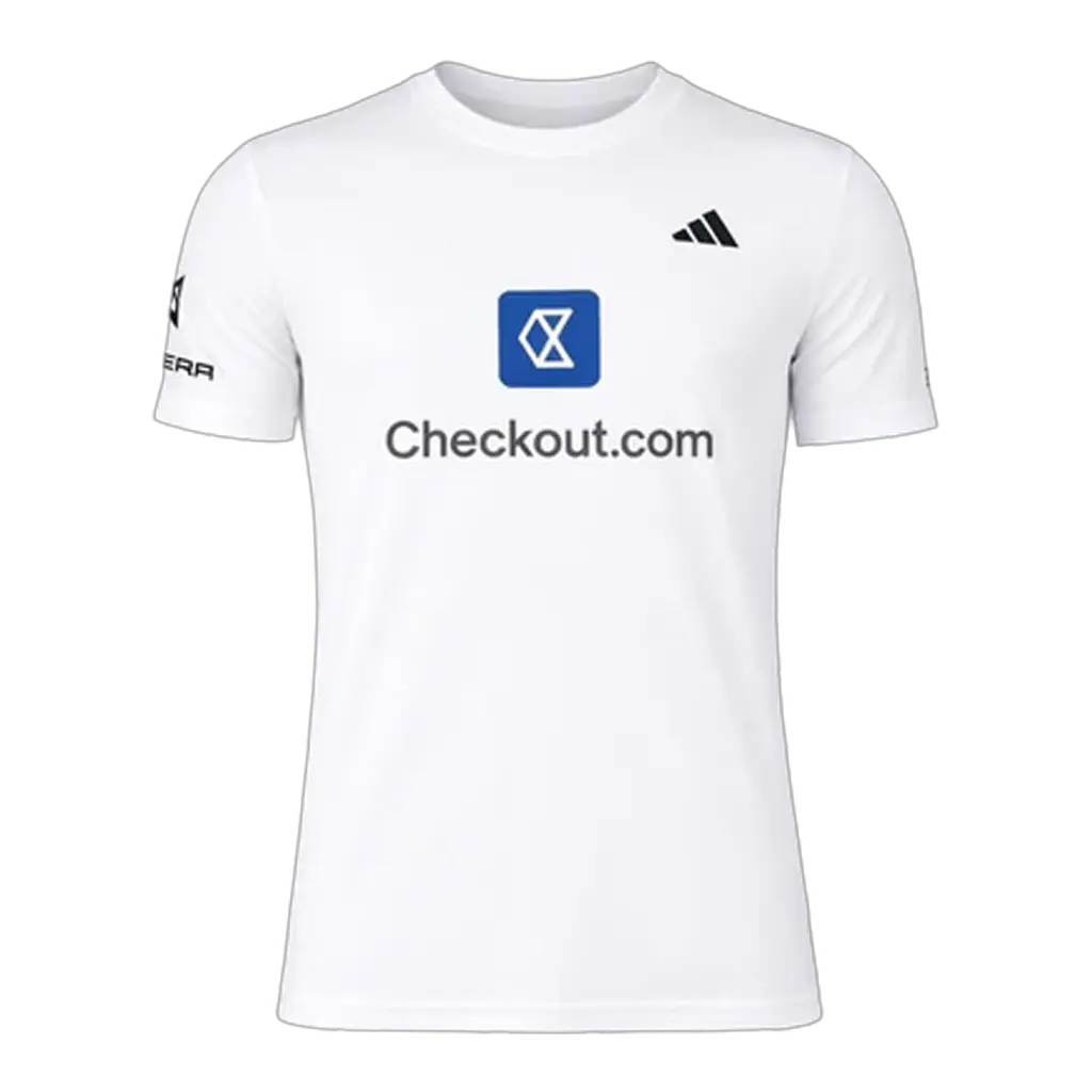 T-shirt de padel Adidas Galan Officiel Blanc 2026